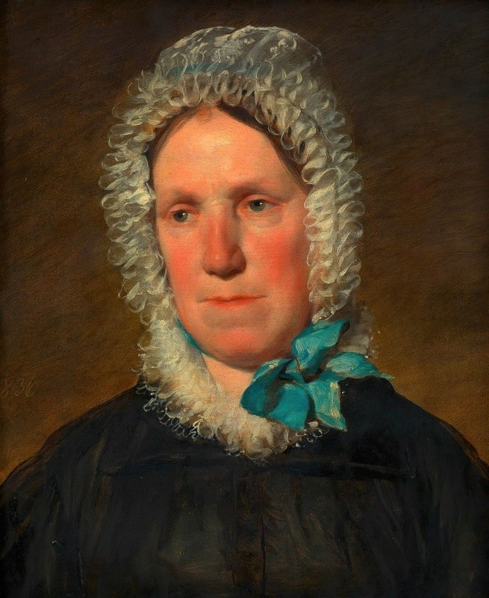 Josepha Kaltenthaler mit Spitzenhäubchen by Friedrich von Amerling