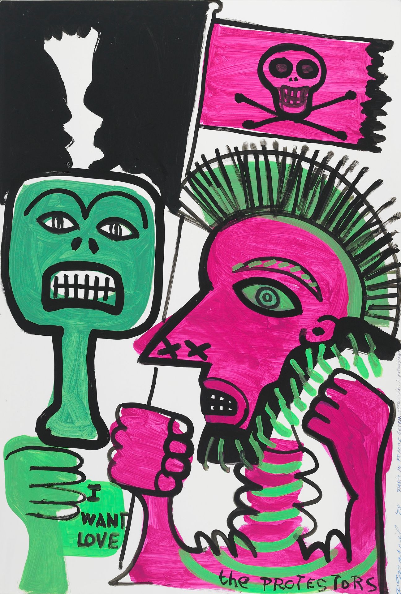 THE PROTESTORS by René Marcil
