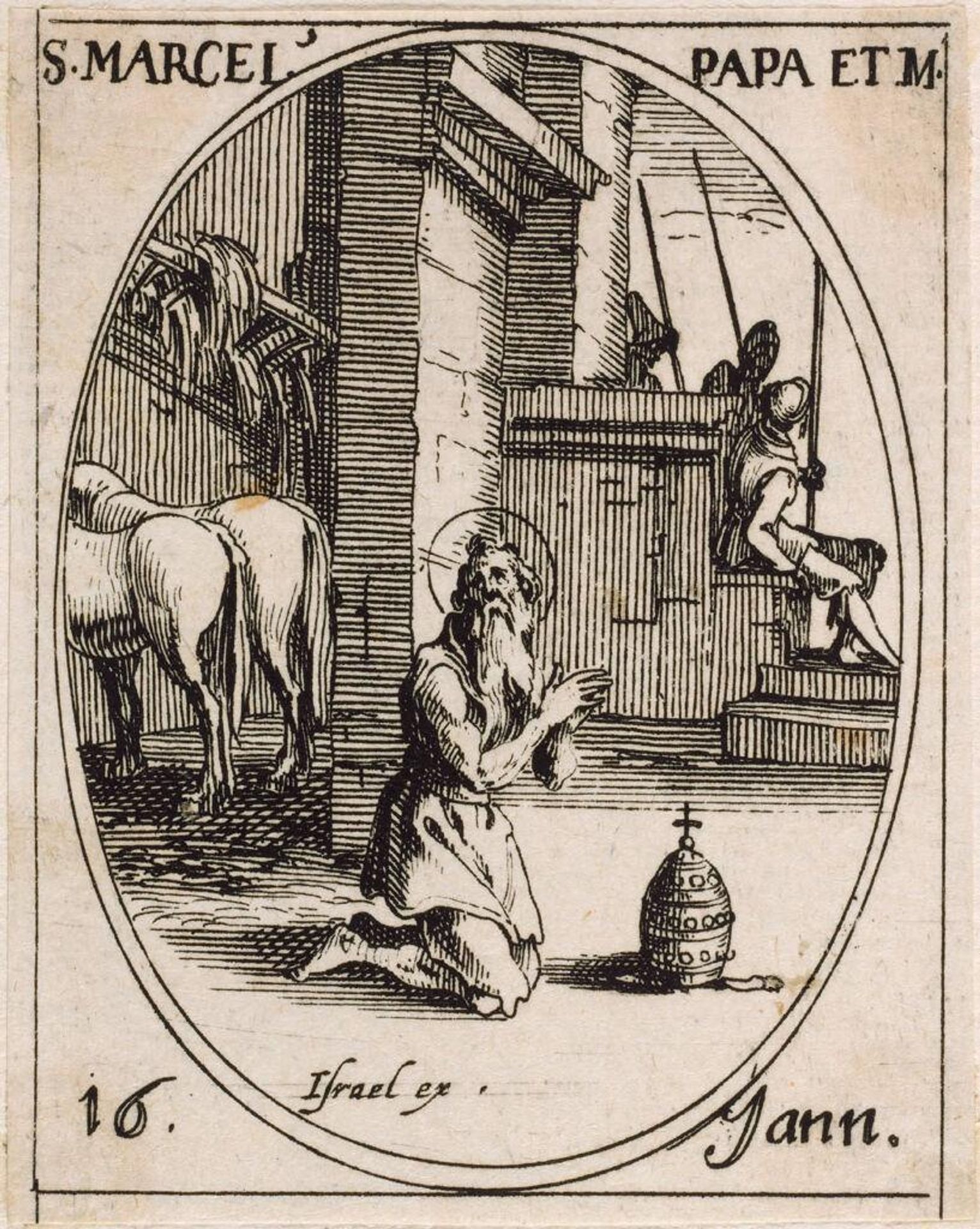 Saint Marcelus by Jacques Callot