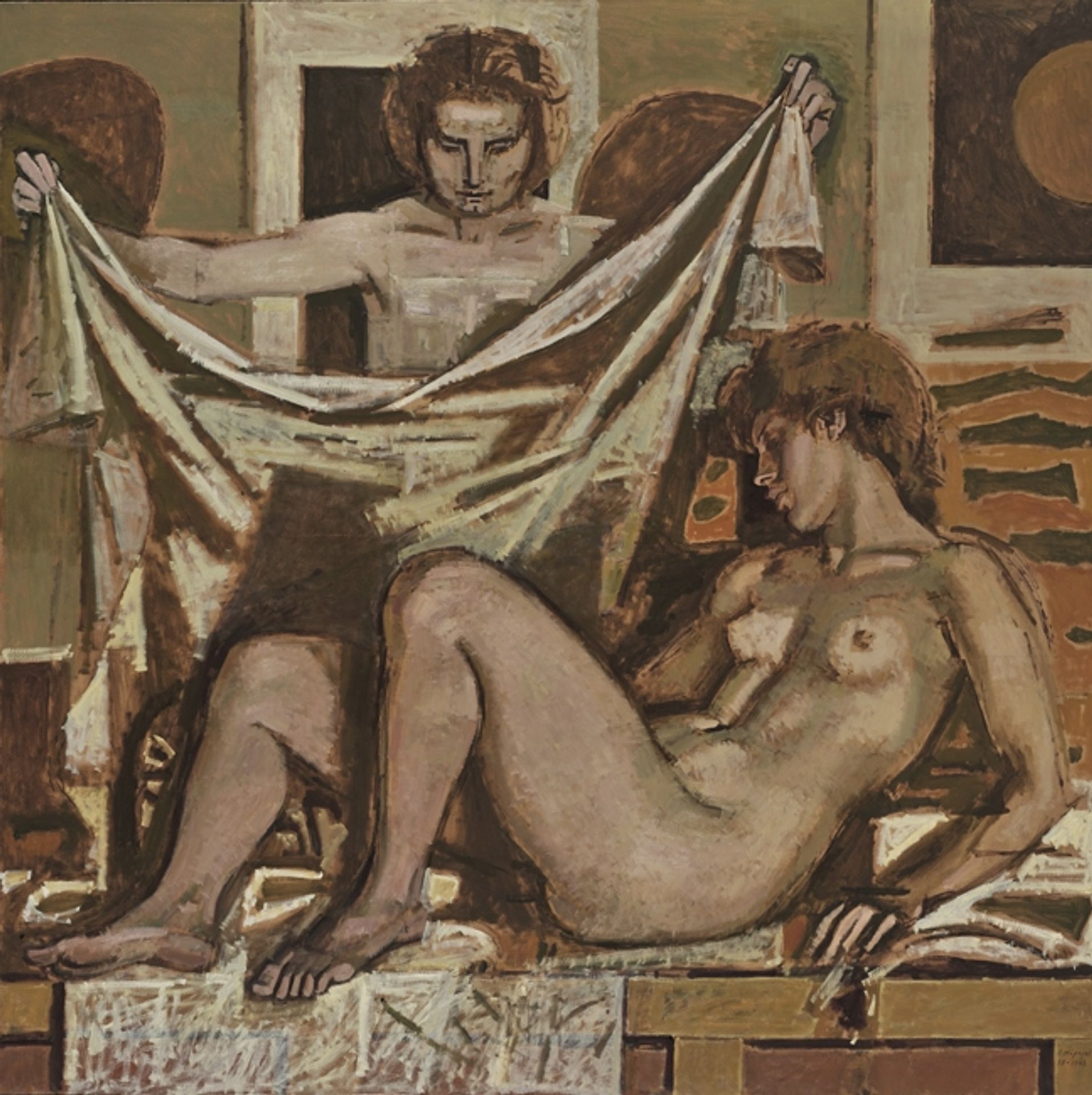 Funerary Composition I by Yiannis Moralis