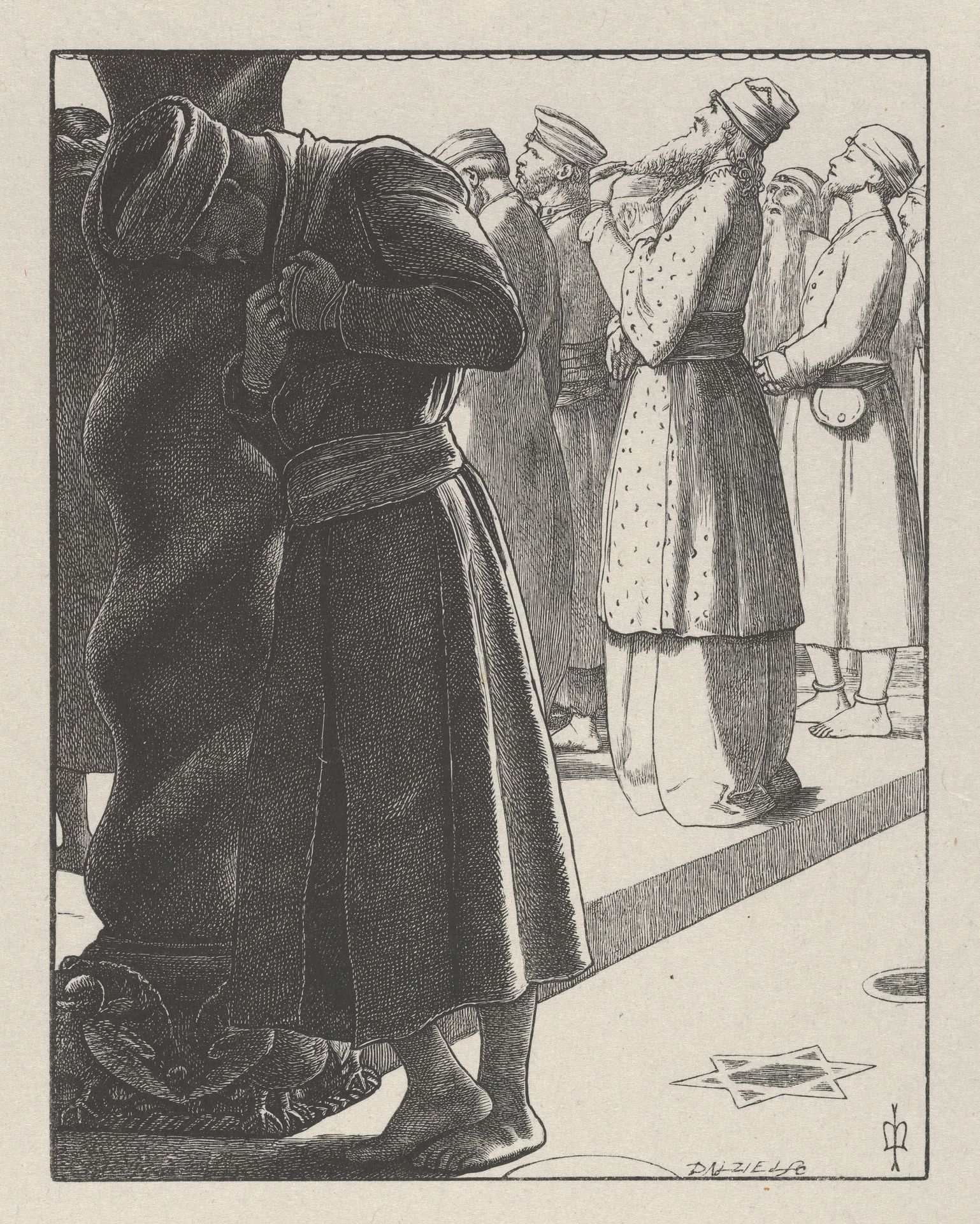 The Pharisee and the Publican (The Parables of Our Lord and Saviour Jesus Christ) by Sir John Everett Millais