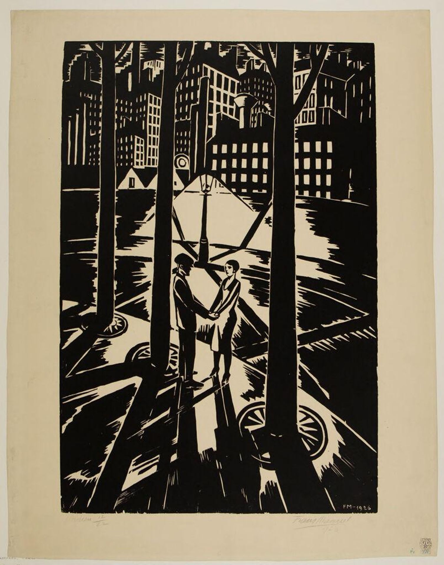 The Farewell by Frans Masereel
