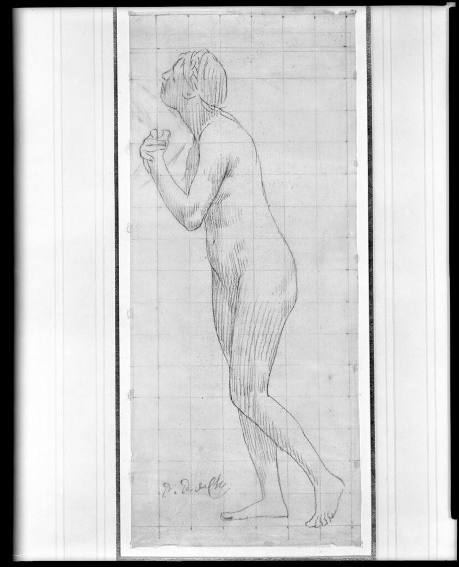 Nude Study for "Ludus Pro Patria" by Pierre Henri