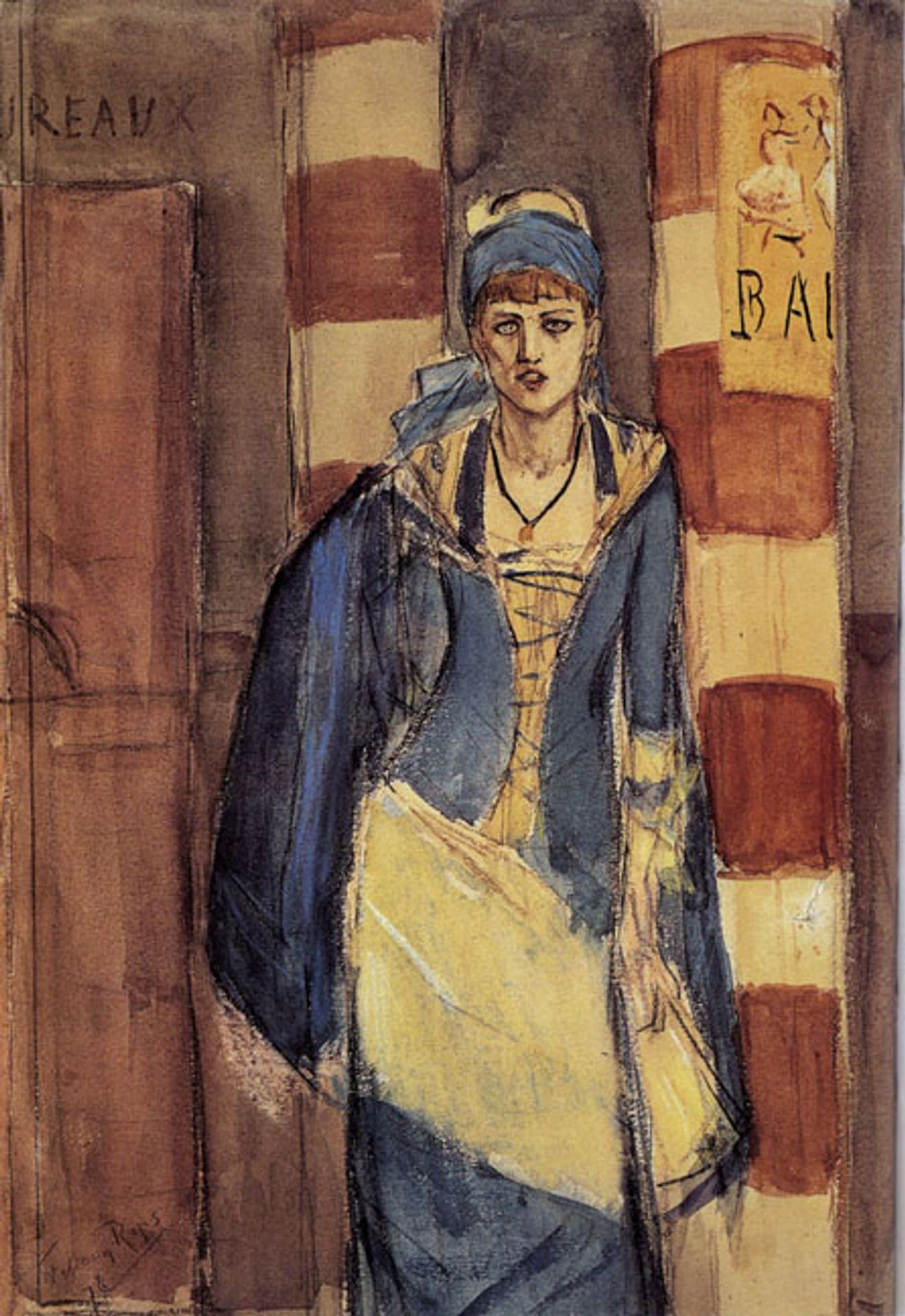 The Absinthe Drinker by Felicien Rops