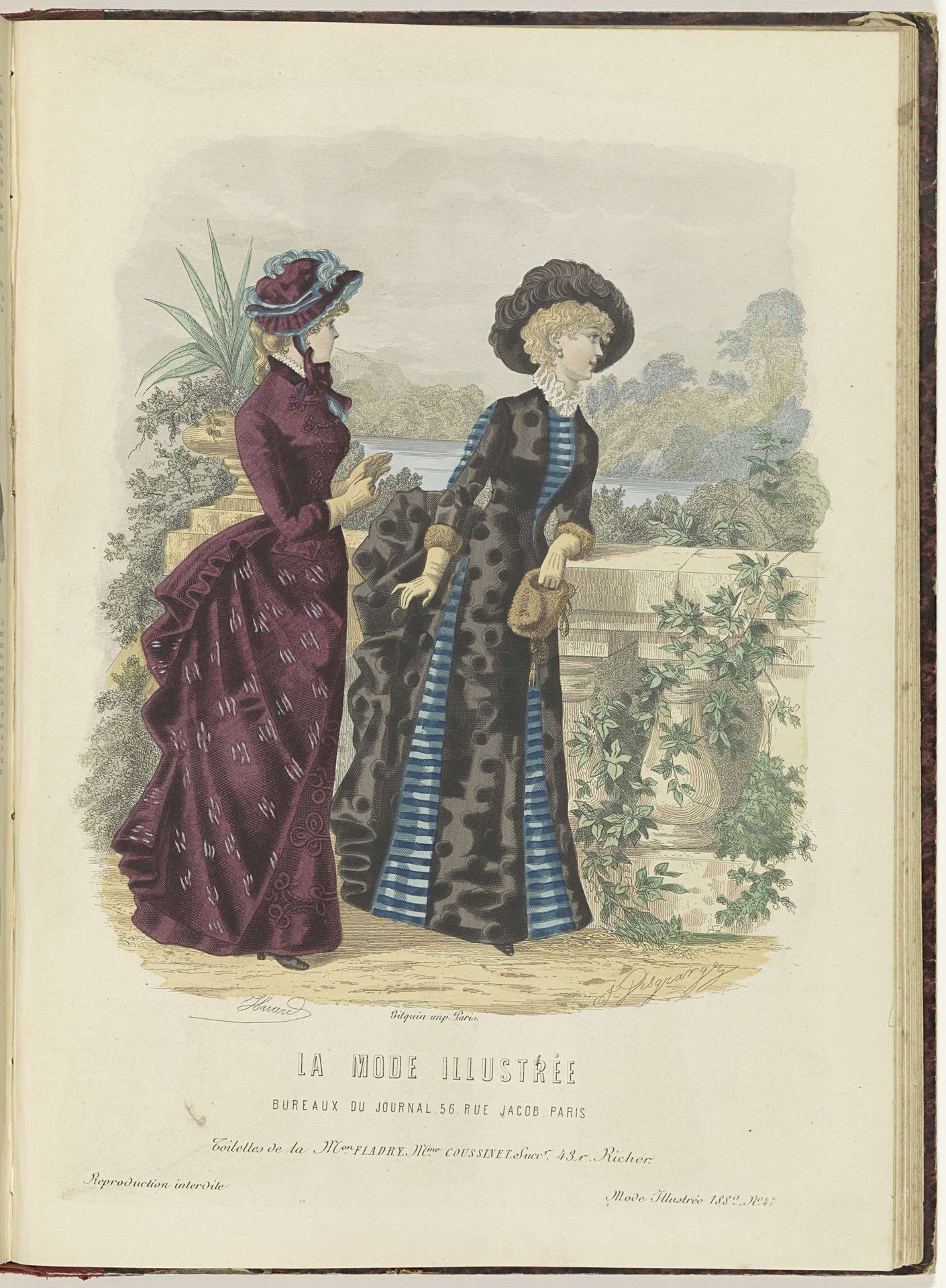 La Mode Illustrée, Journal de la Famille, 1882 by Firmin-Didot & Cie