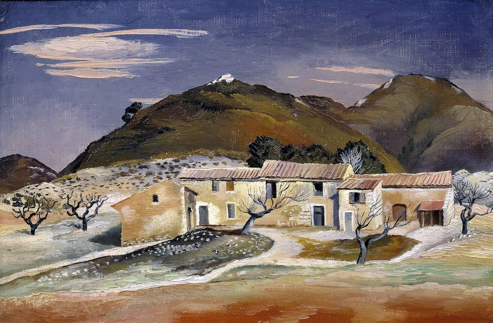 Farm Buildings in Provence by  Sine Mackinnon