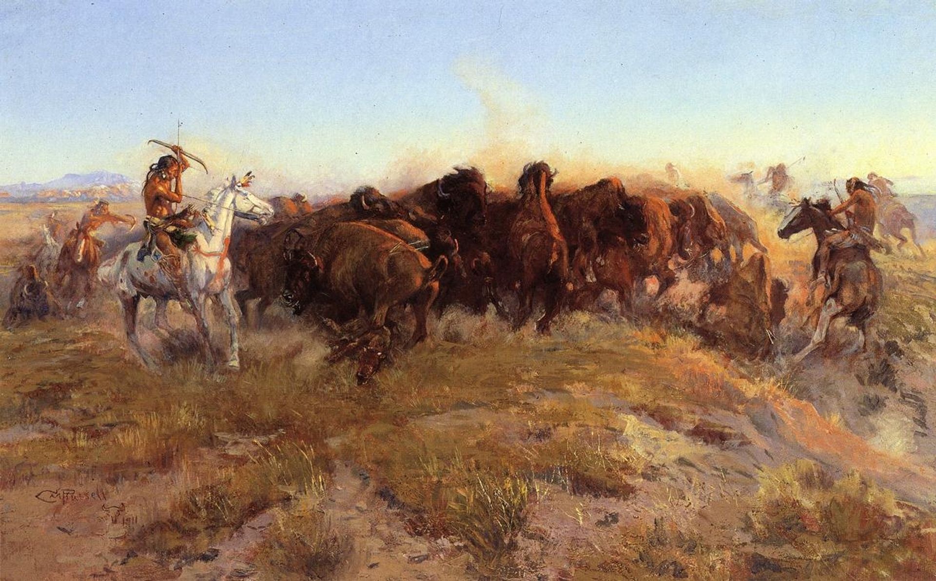 The Surround by Charles M. Russell