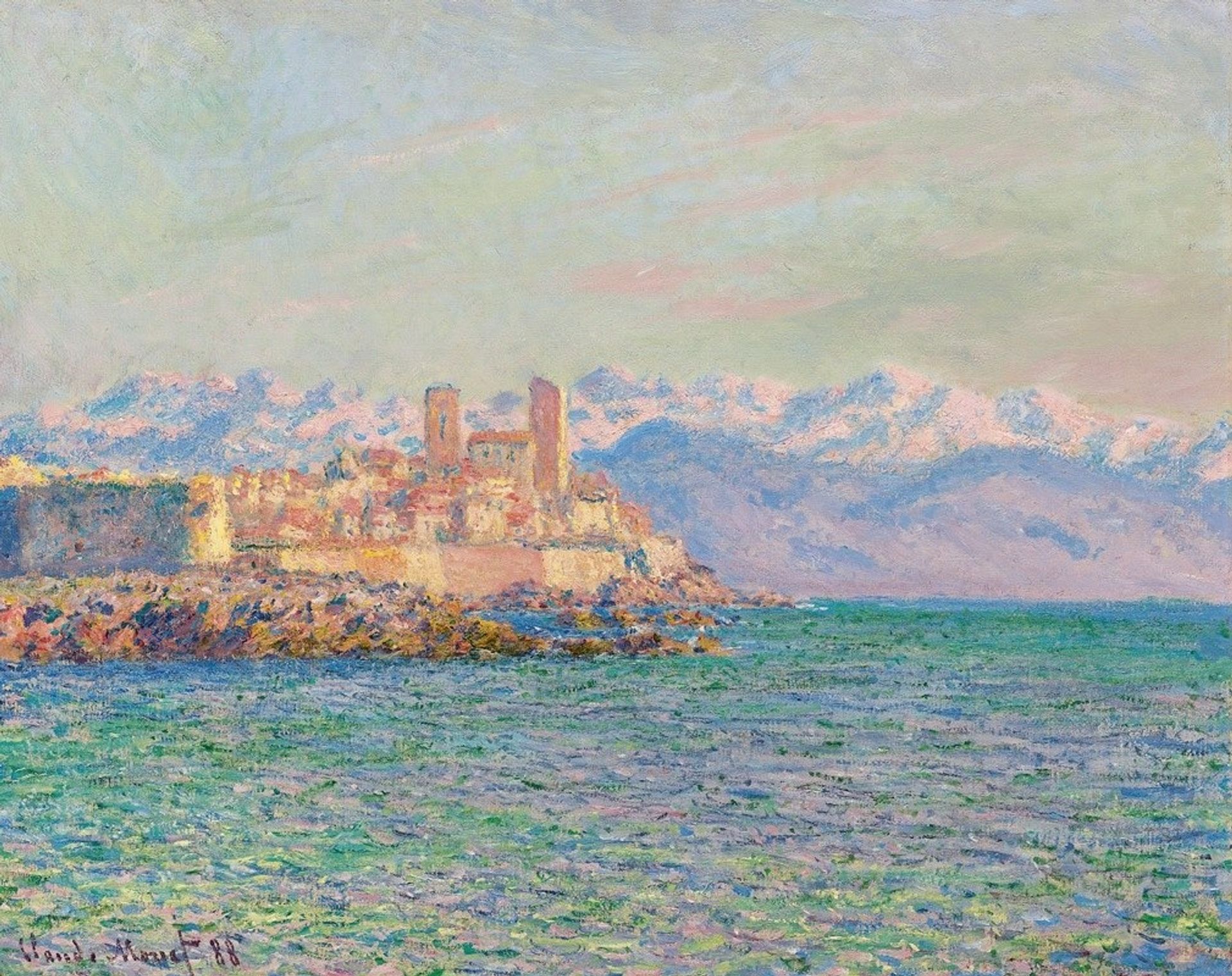Antibes, Le Fort by Claude Monet