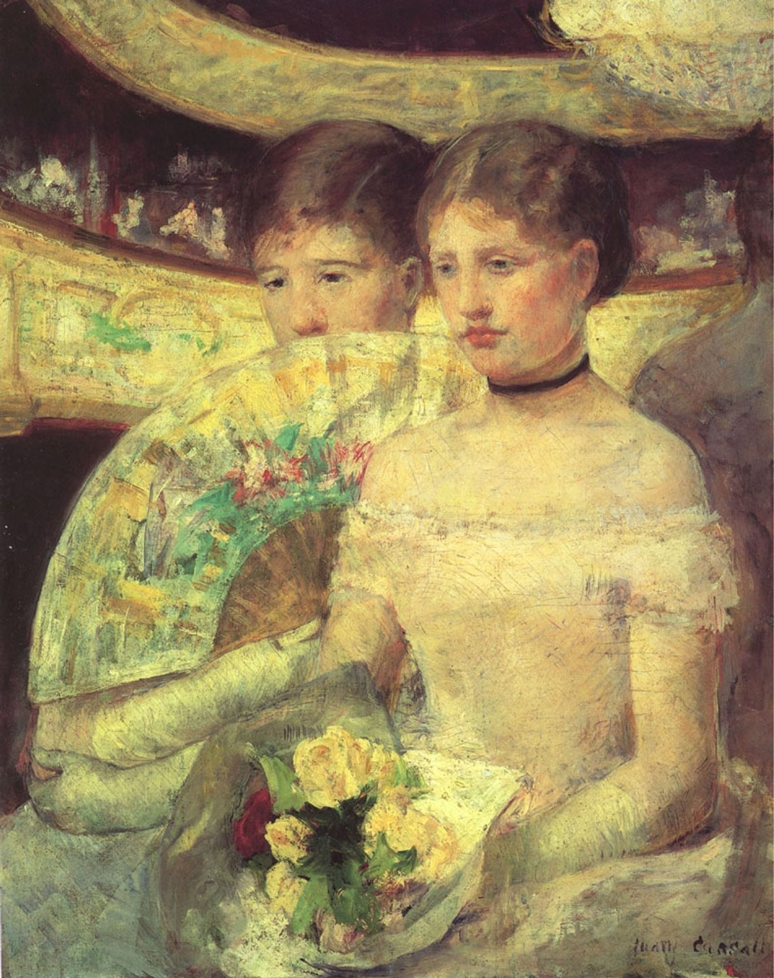 The Loge by Mary Cassatt