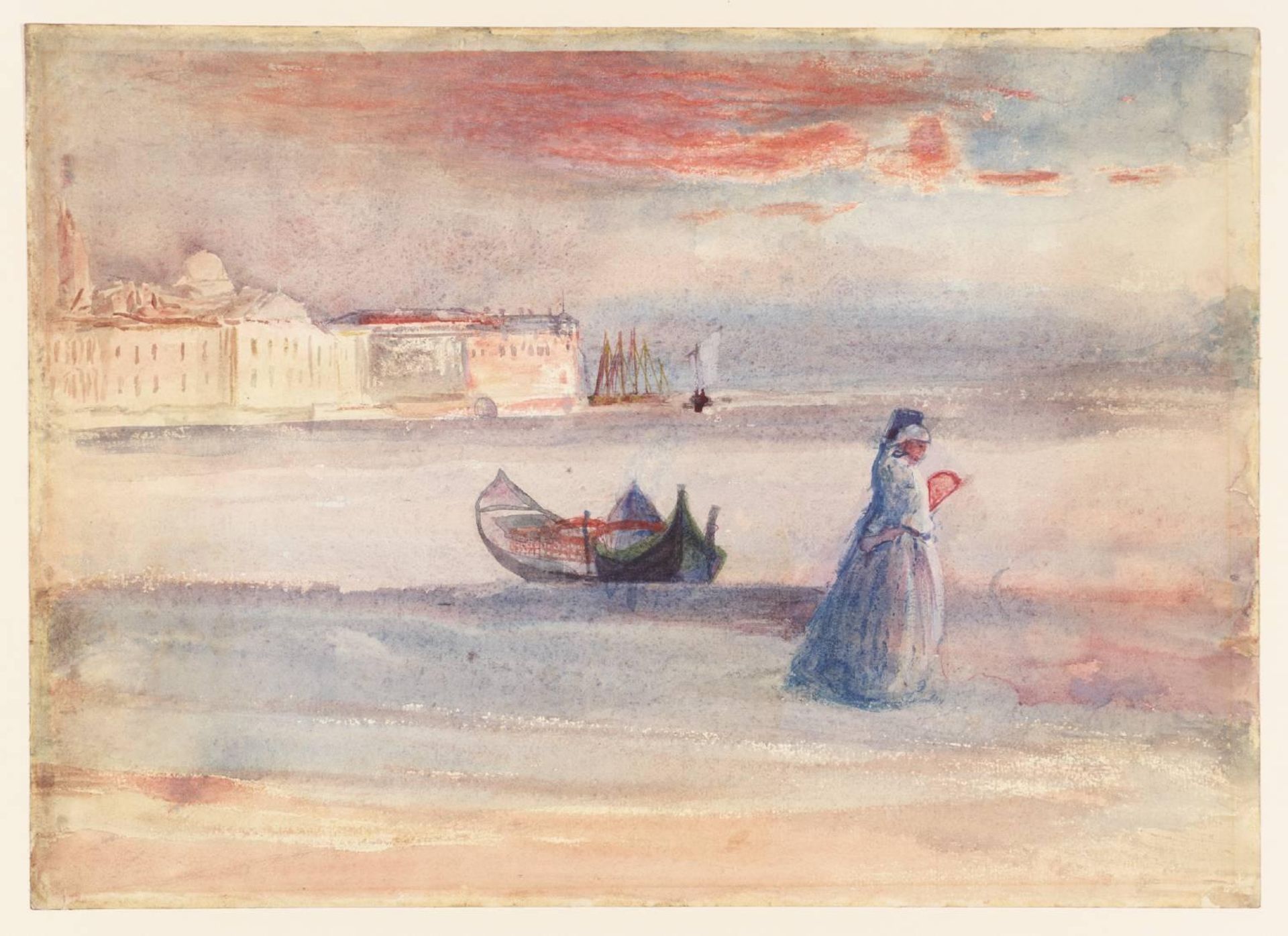 San Giorgio from the Ducal Palace by  John William Inchbold