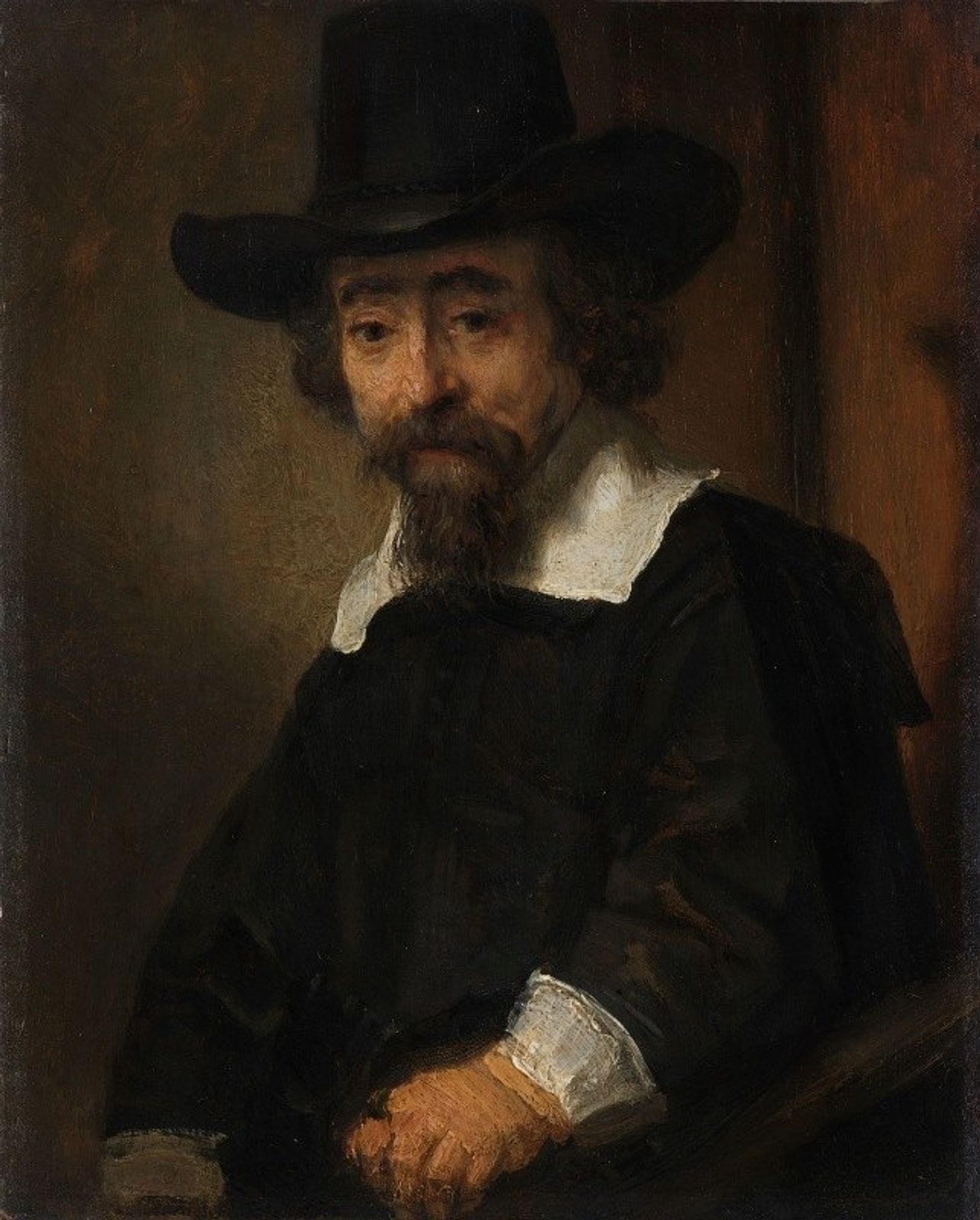 Portrait of Ephraim Bueno by Rembrandt van Rijn