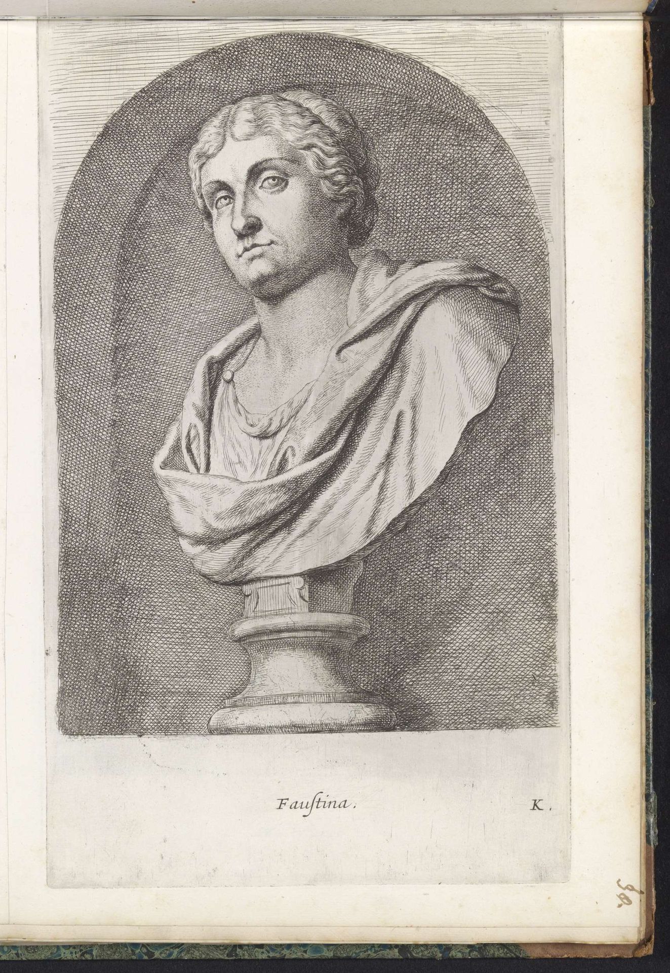 Buste van Faustina de Jongere by Hubert Quellinus