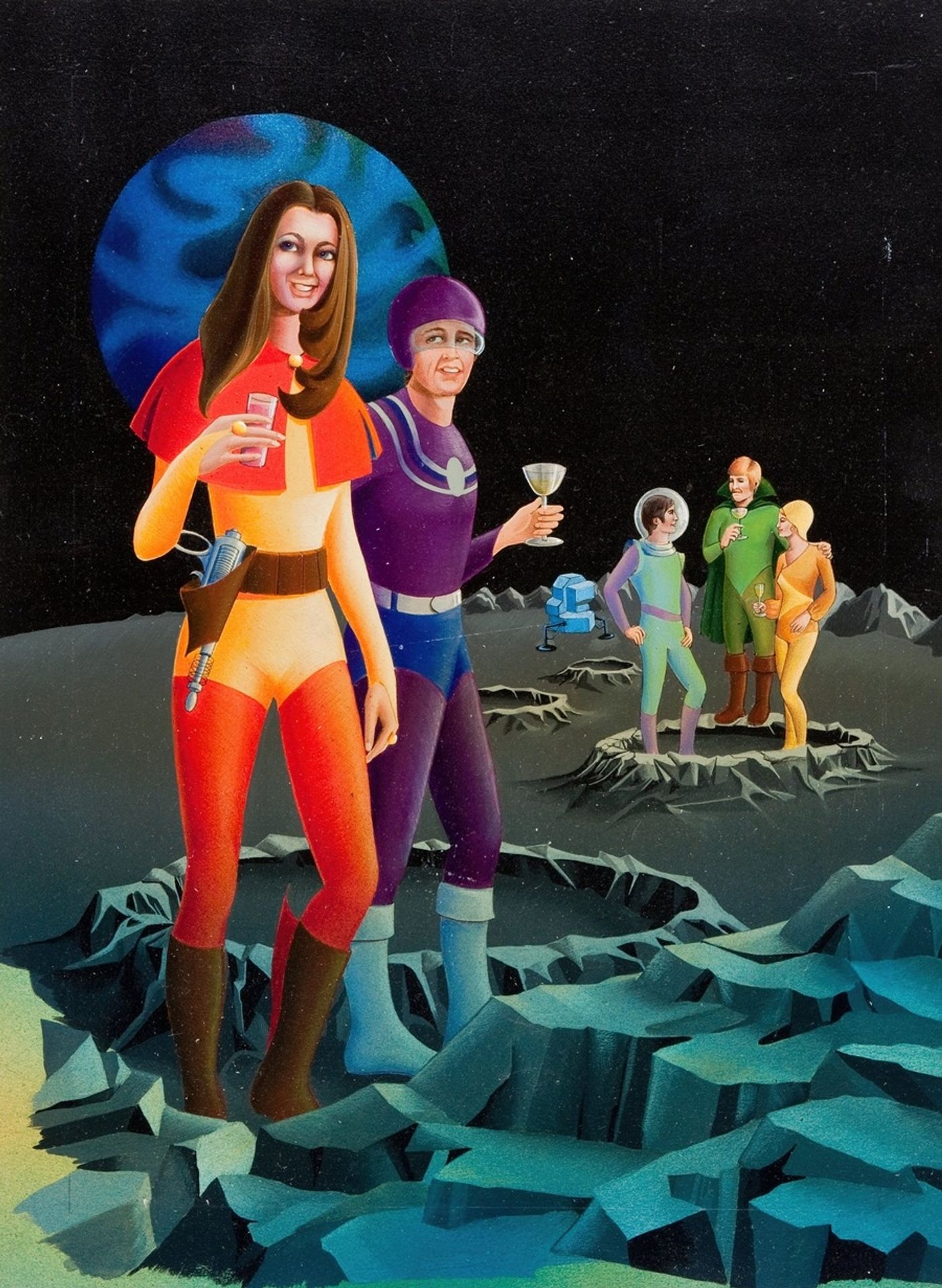 Neiman Marcus Science Fiction Illustration by Don Ivan Punchatz