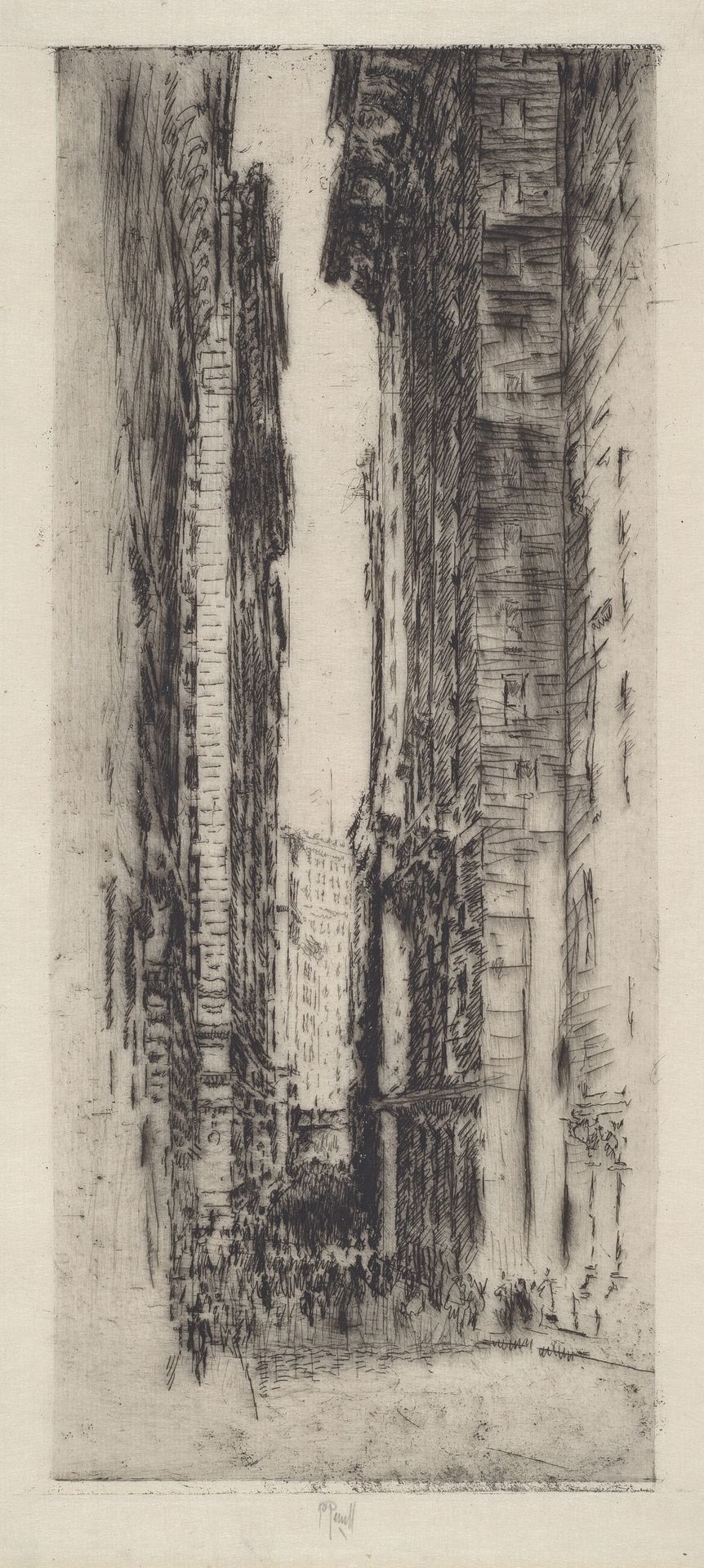 Canyon, No. III by Joseph Pennell