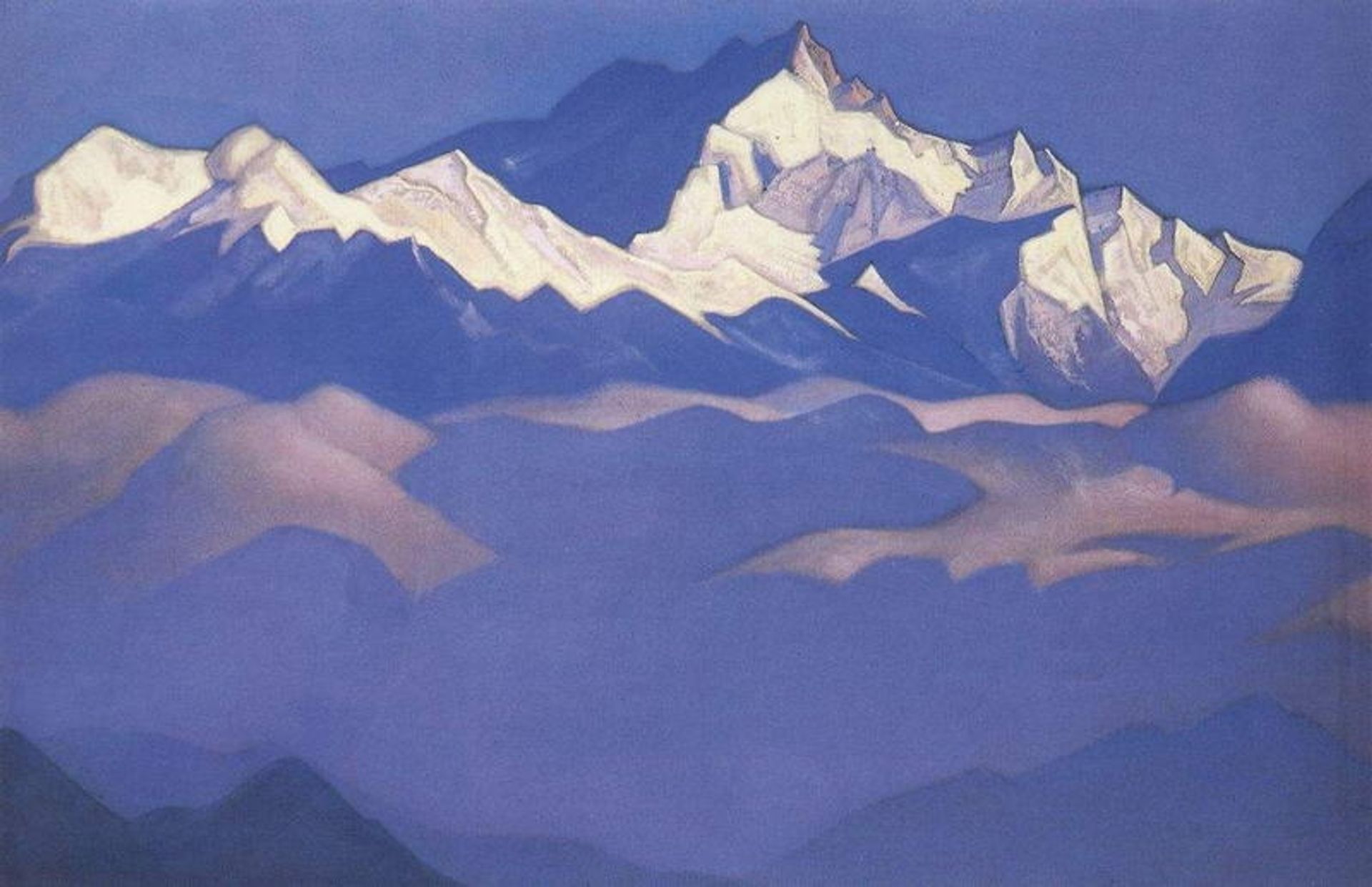 Treasure of snows (Kangchenjunga) by Nicholas Roerich