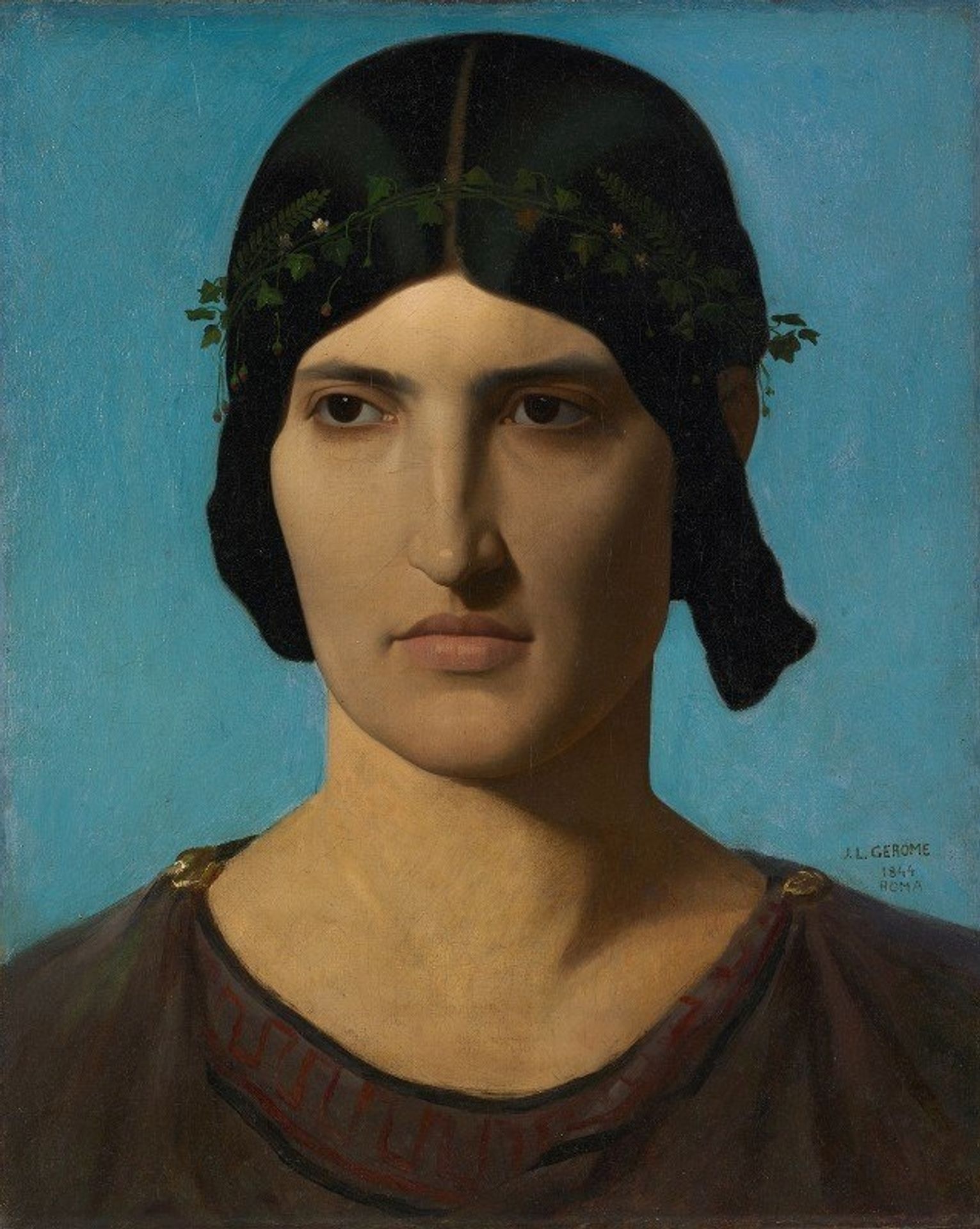 Head of an Italian Woman by Jean-Léon Gérôme