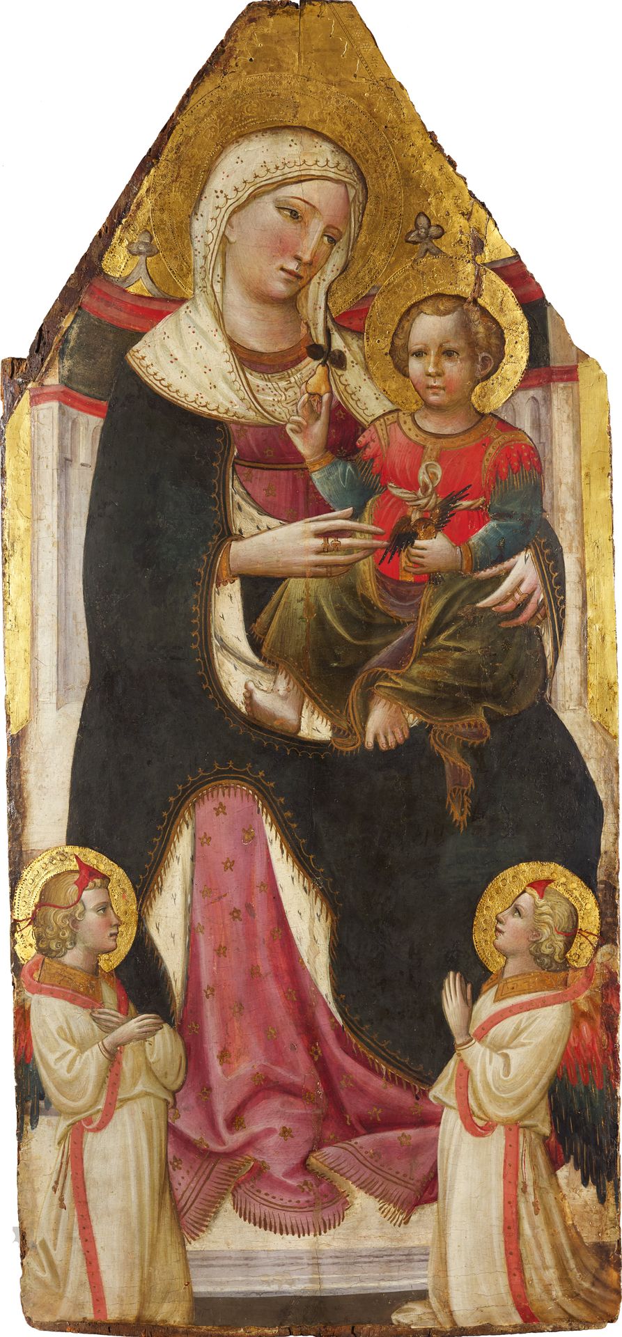 Enthroned Madonna and Child with Angels by Giovanni dal Ponte