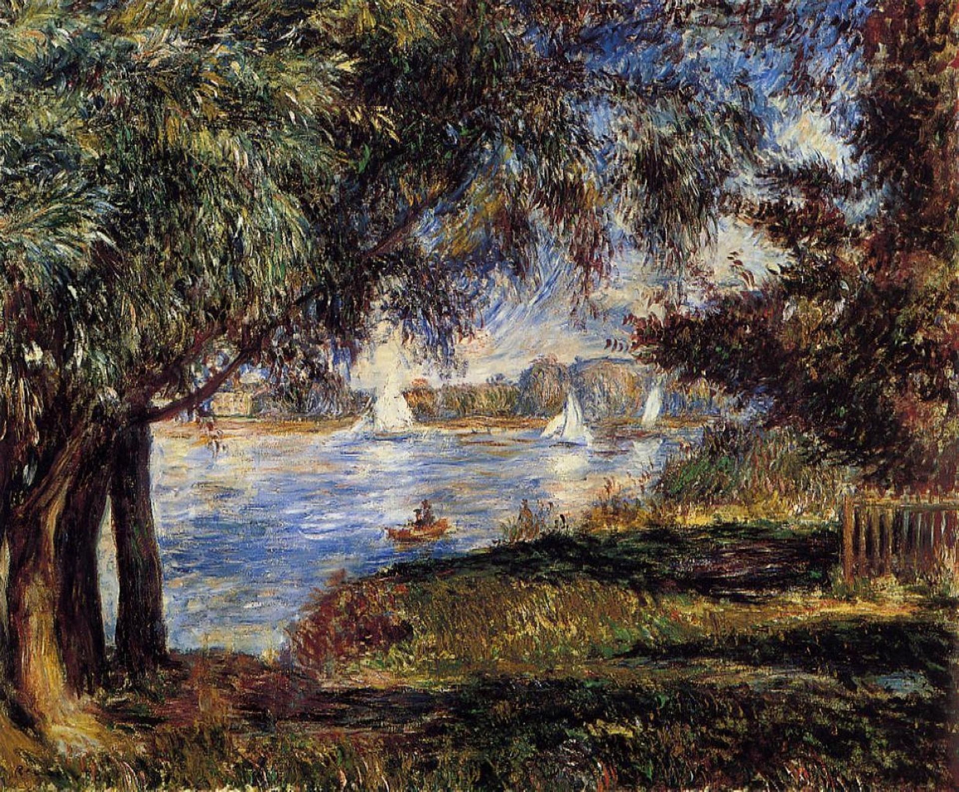 Bougival by Pierre-Auguste Renoir