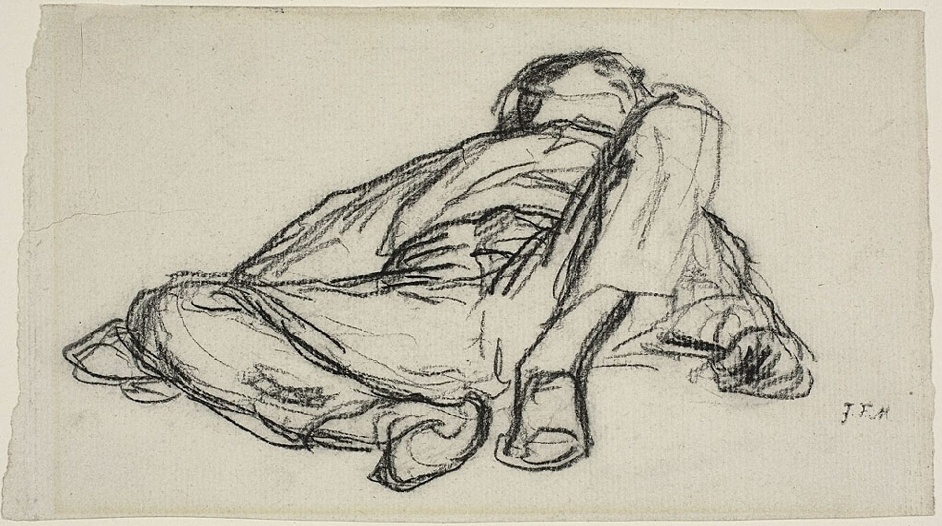 Sleeping Peasant by Jean-François Millet