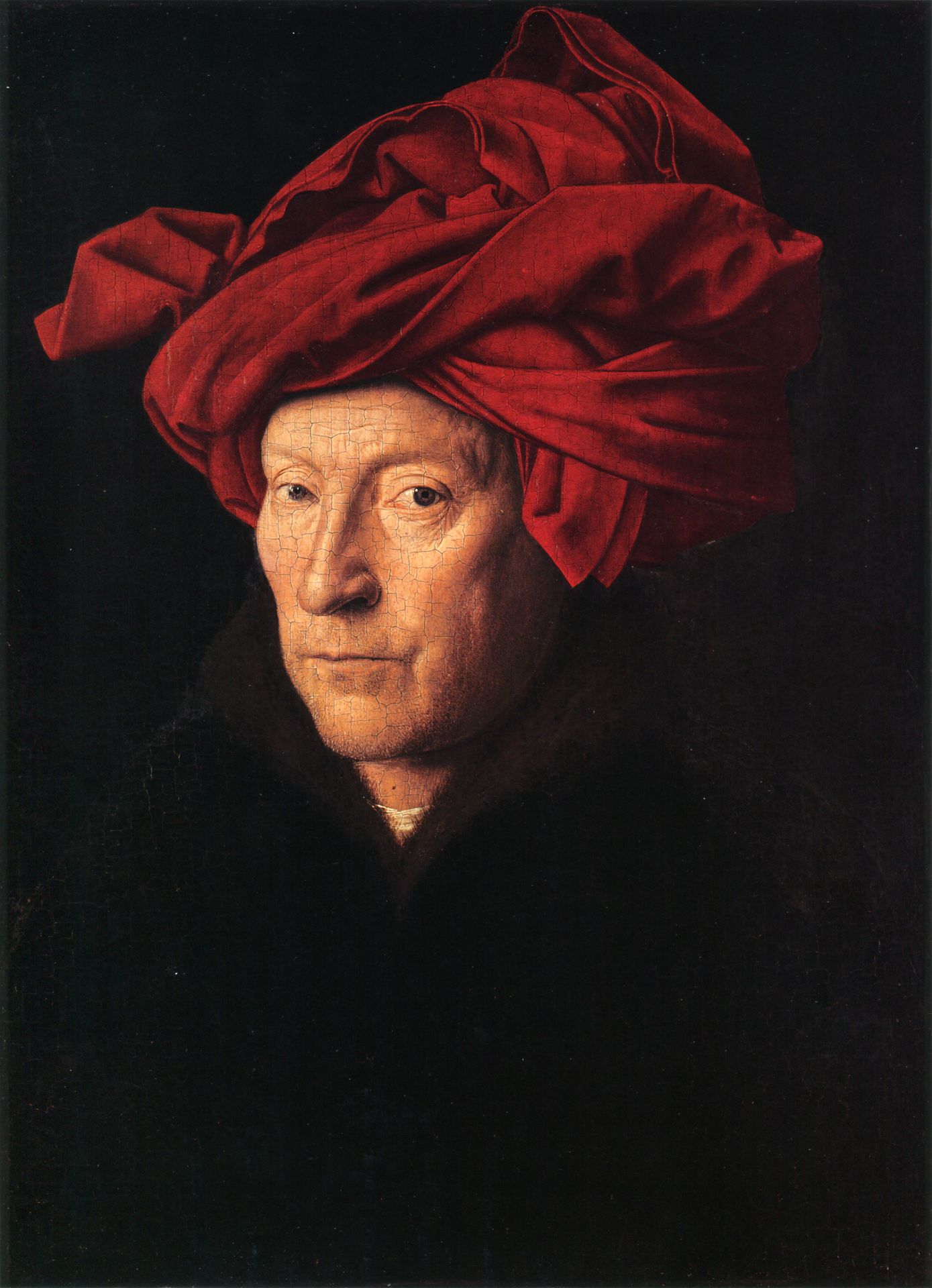 Portrait of a Man (Man in a Turban) by Jan van Eyck