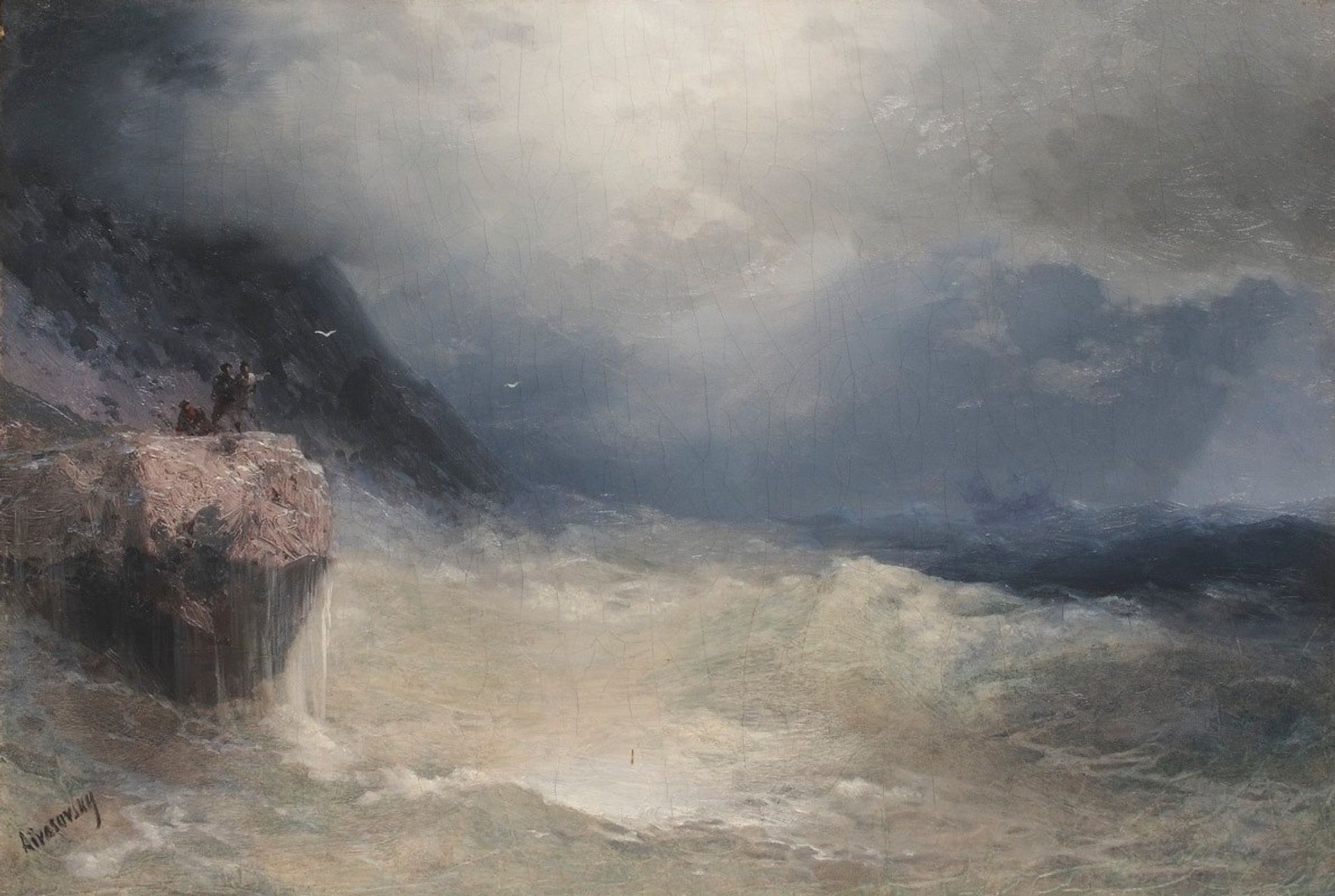 The Survivor by Ivan Konstantinovich Aivazovsky