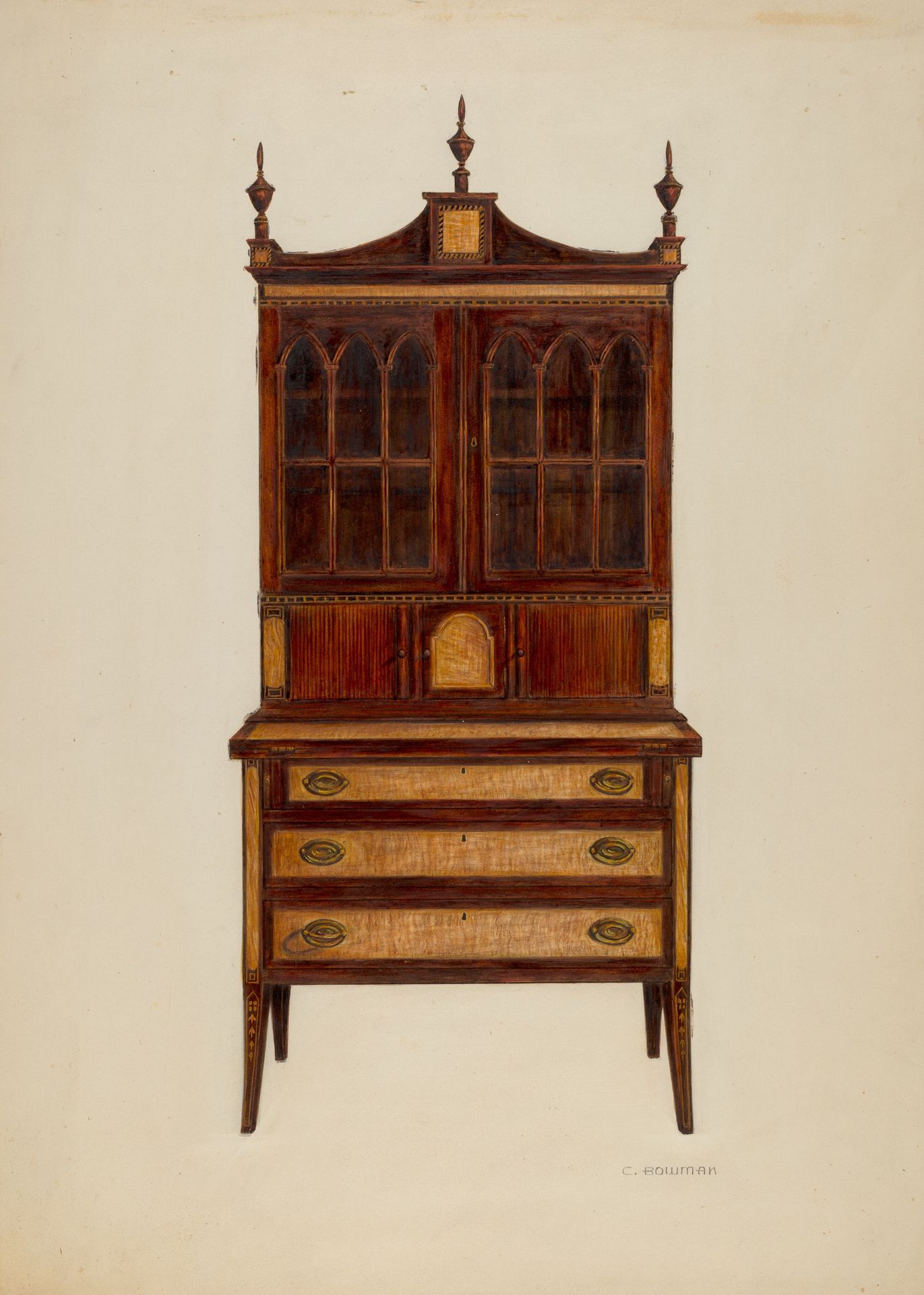 Desk by Charles Bowman