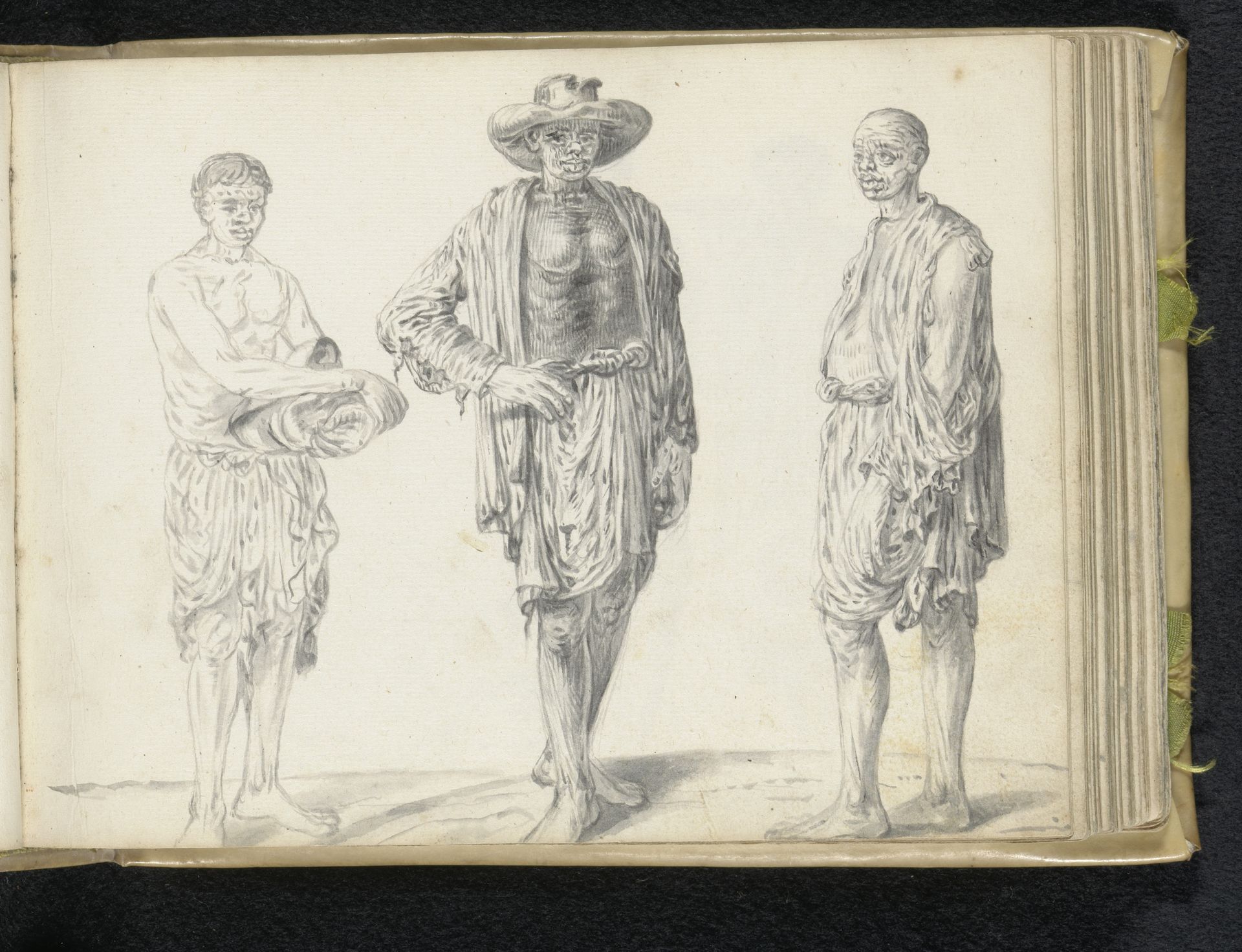 Three labourers by Esaias Boursse