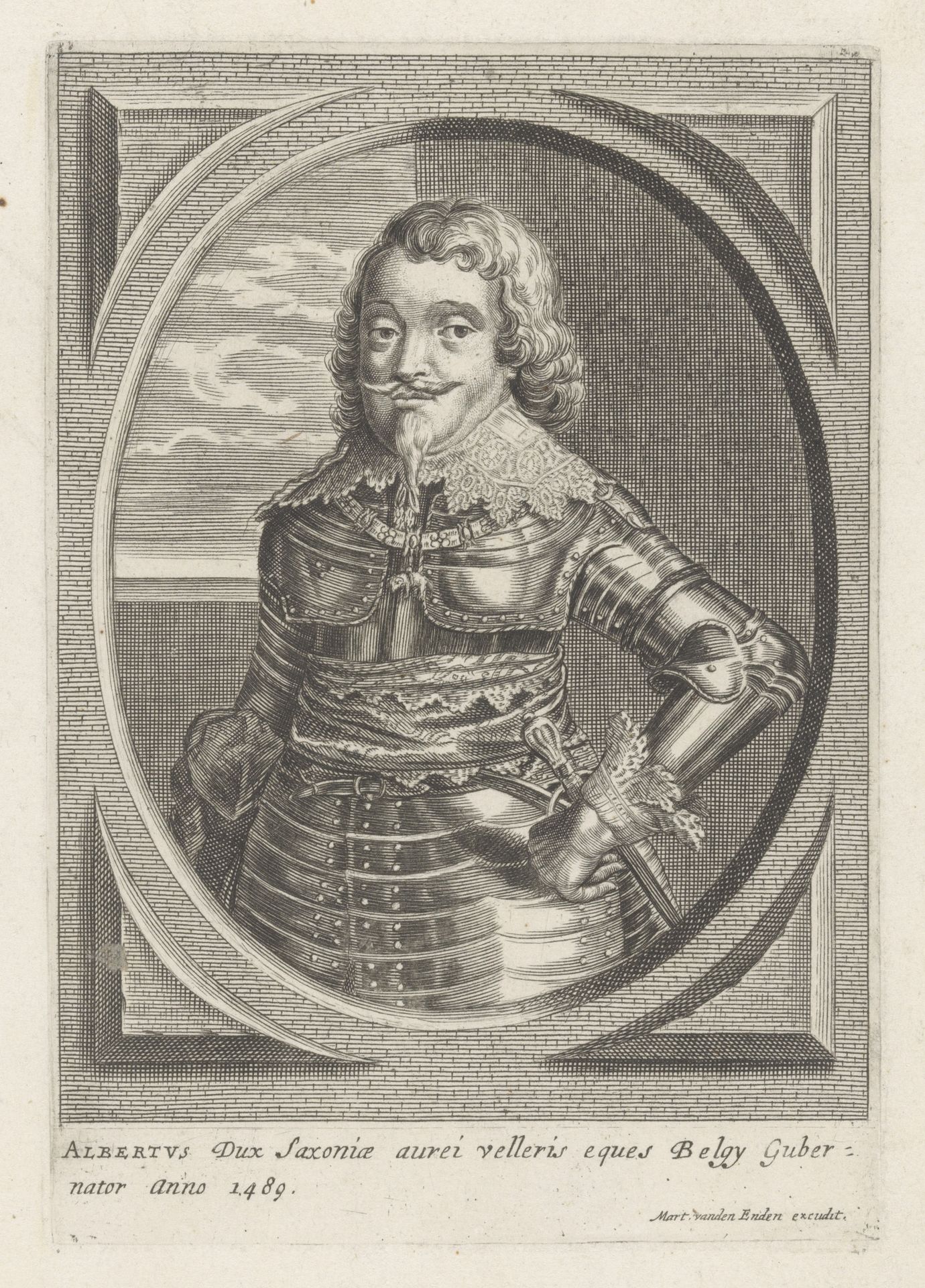 Portret van Albrecht III, hertog van Saksen by Anonymous