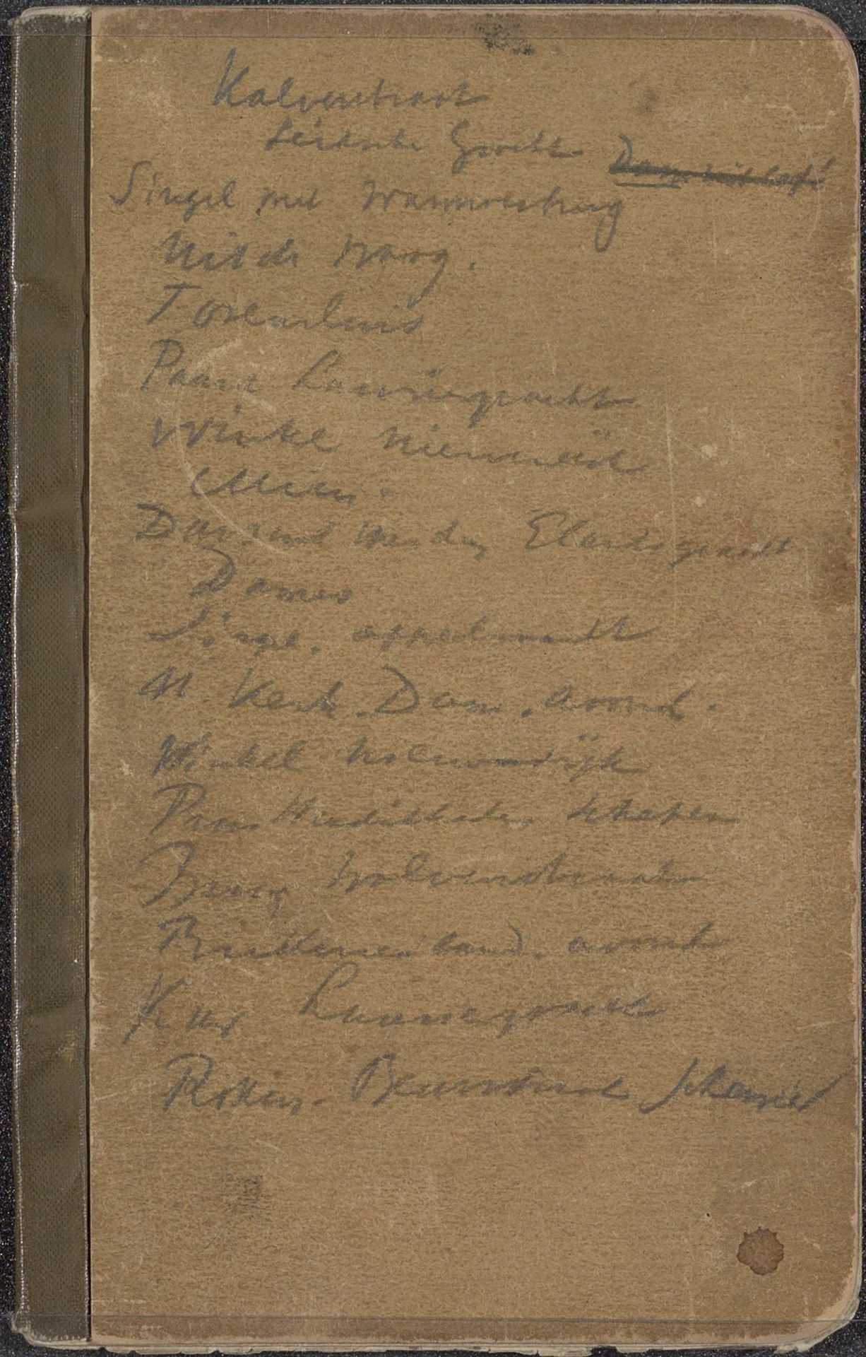 Schetsboek met 38 bladen by George Hendrik Breitner