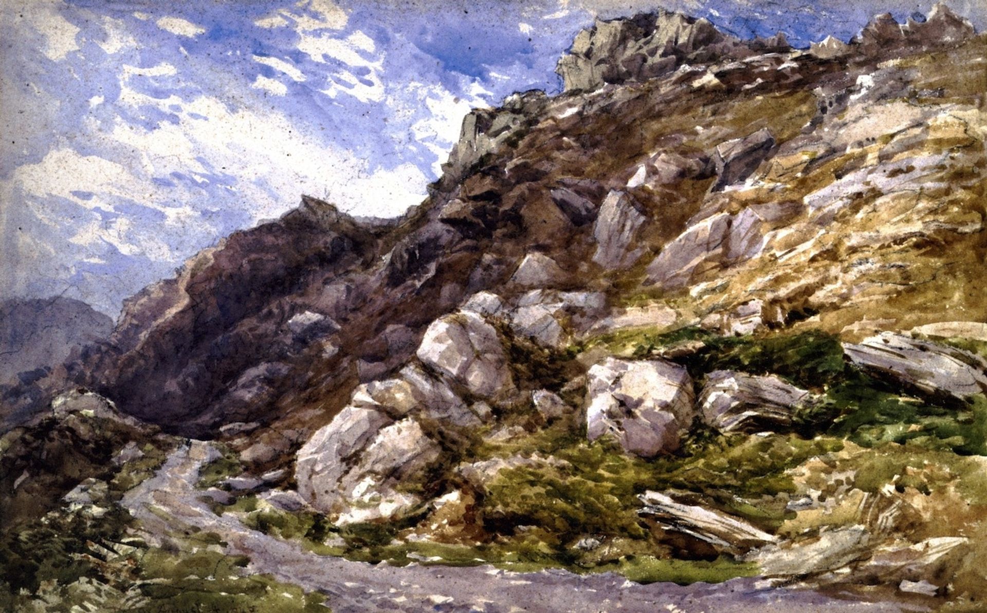 View near Bettws-y-Coed by David Cox