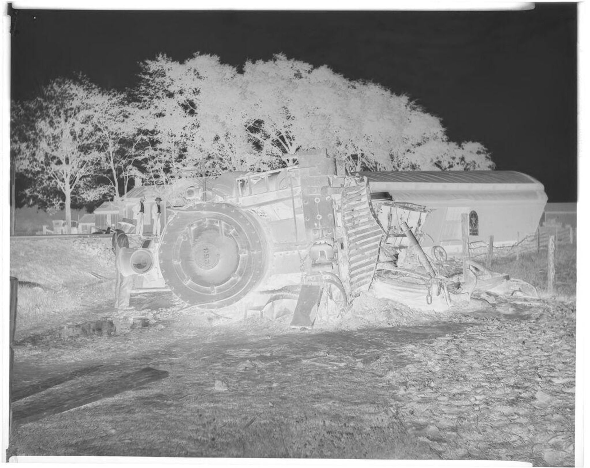 Untitled (derailed train) by Hamblin Studio