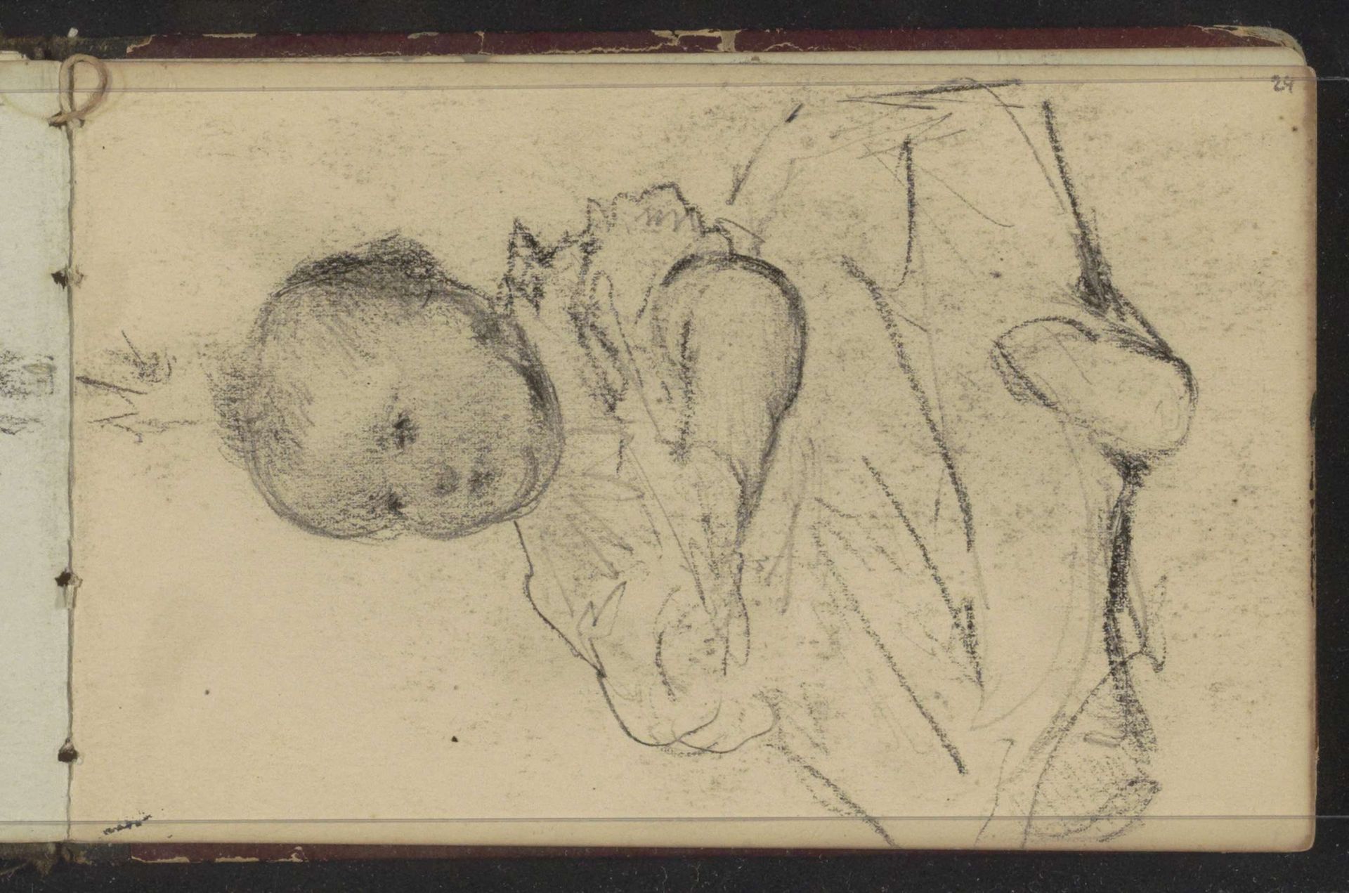 Zittende peuter by Willem Cornelis Rip