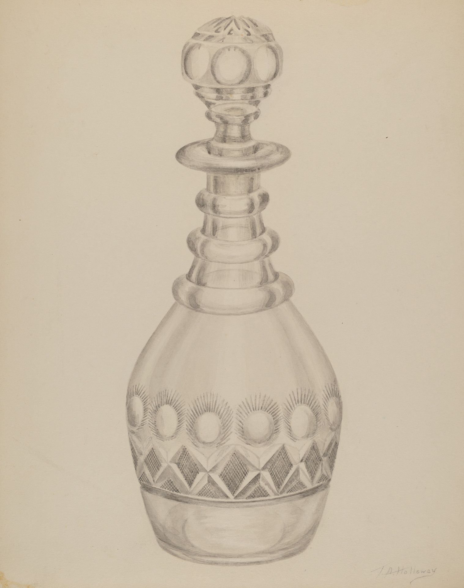 Decanter by Thomas Holloway