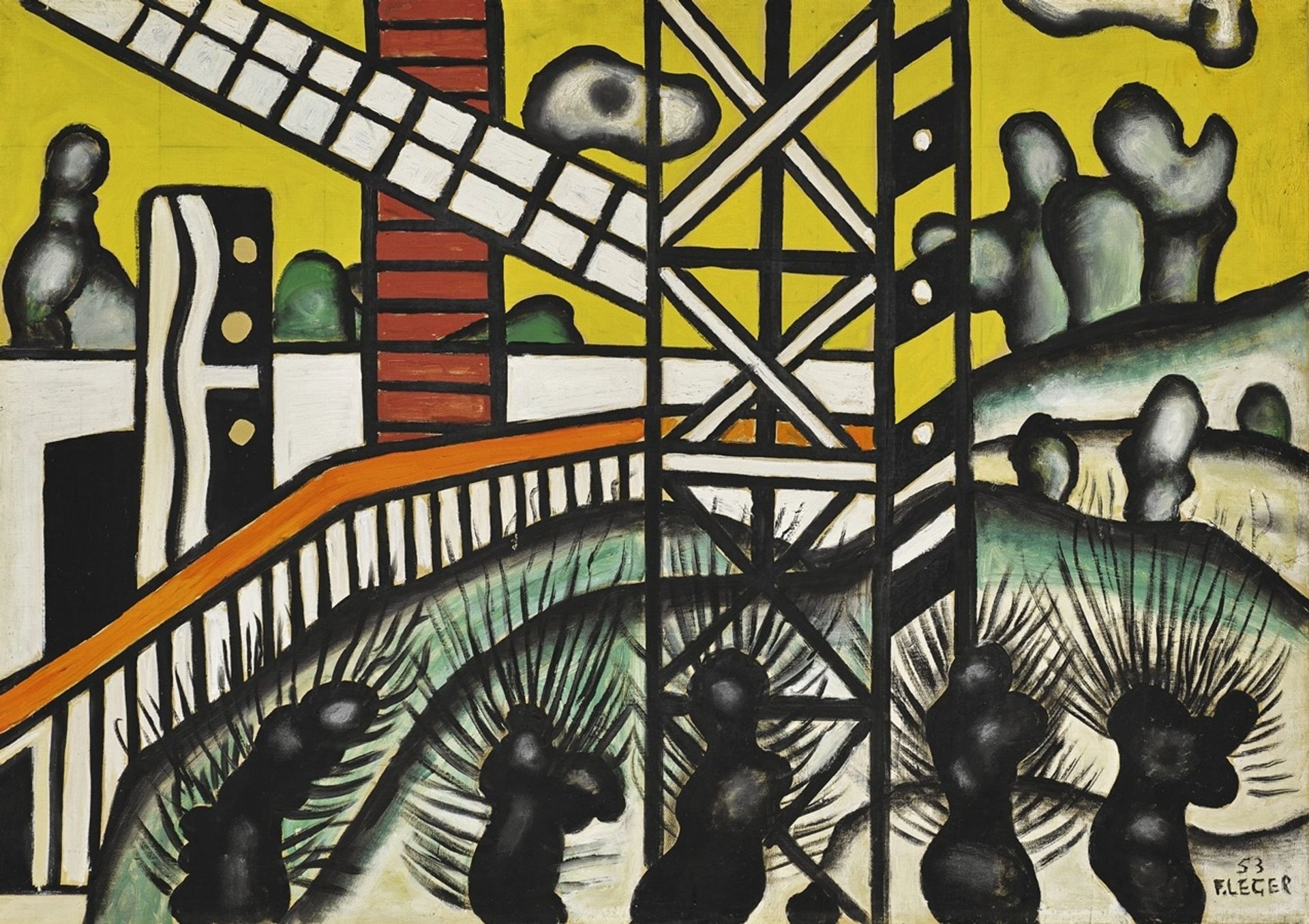 Paysage d’hiver by Fernand Léger