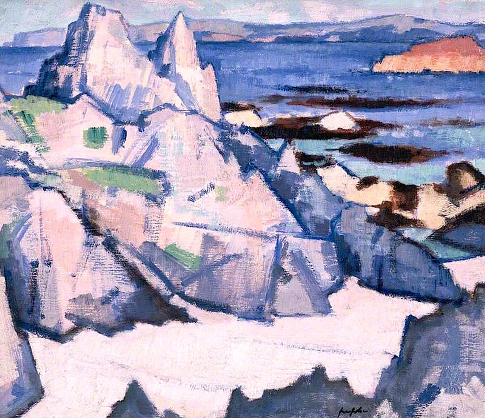 Cathedral Rock, Iona by Samuel Peploe