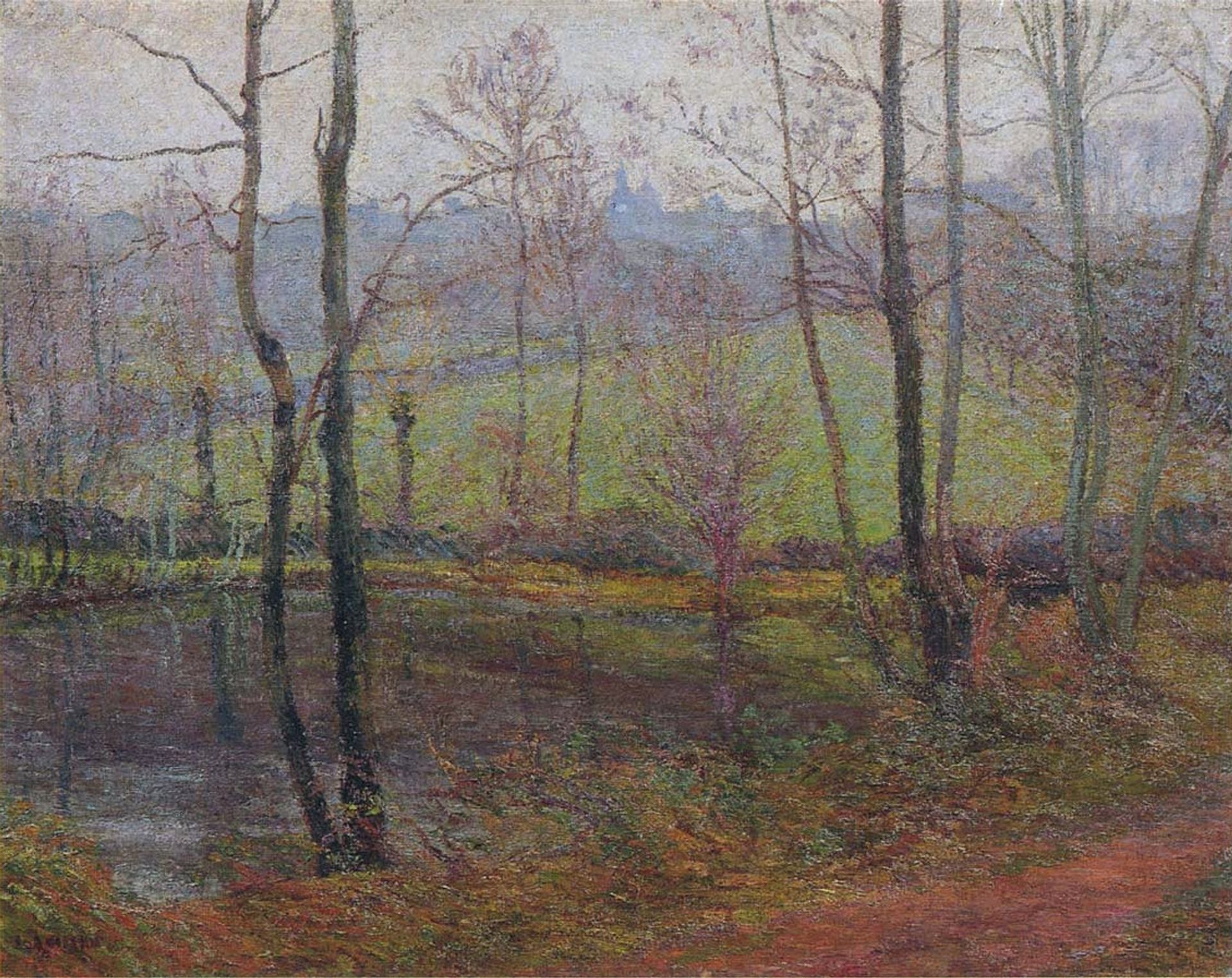 Wooded Landscape by Gustave Loiseau