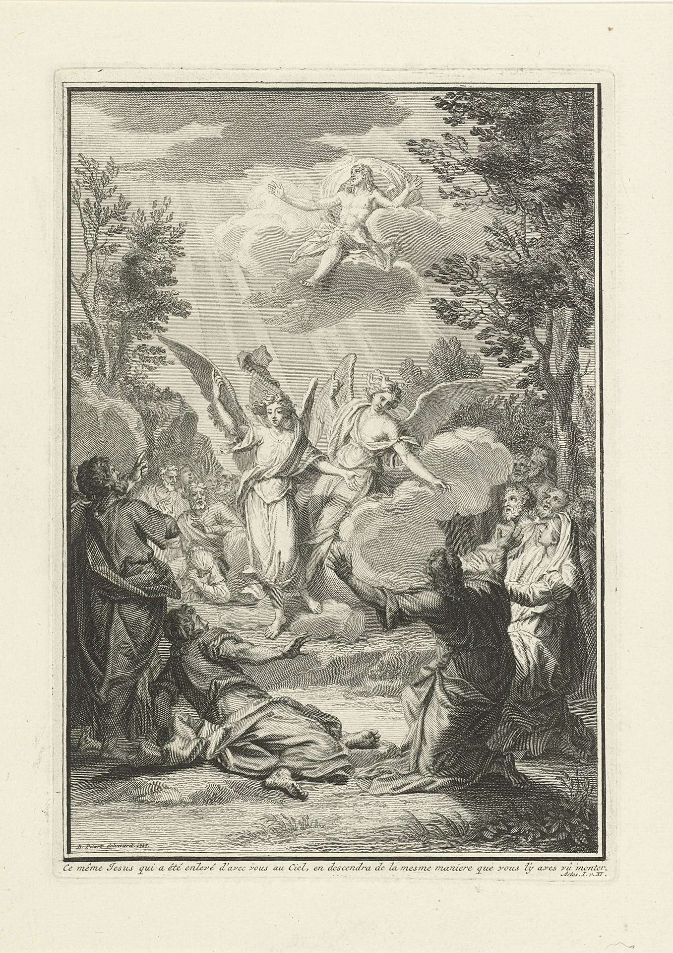 Hemelvaart van Christus by Bernard Picart