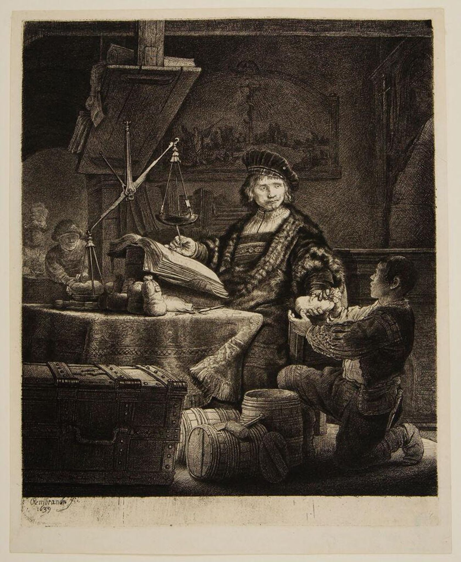 Jan Uytenbogaert, Receiver-General by Rembrandt van Rijn