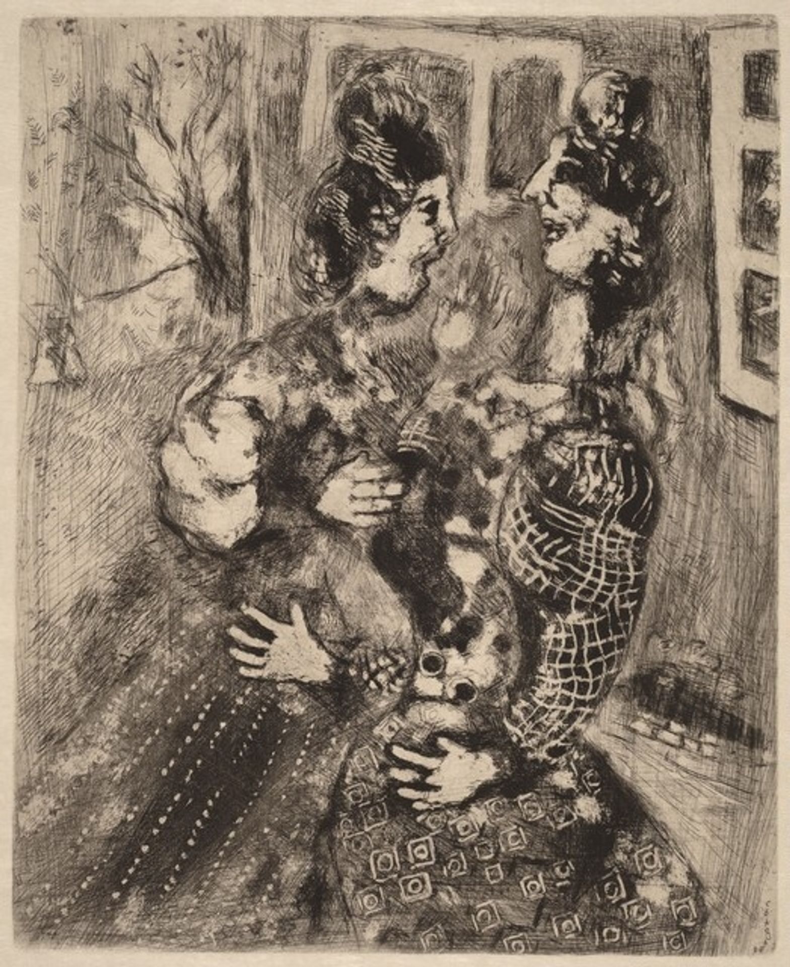 The Woman and the Secret by Marc Chagall