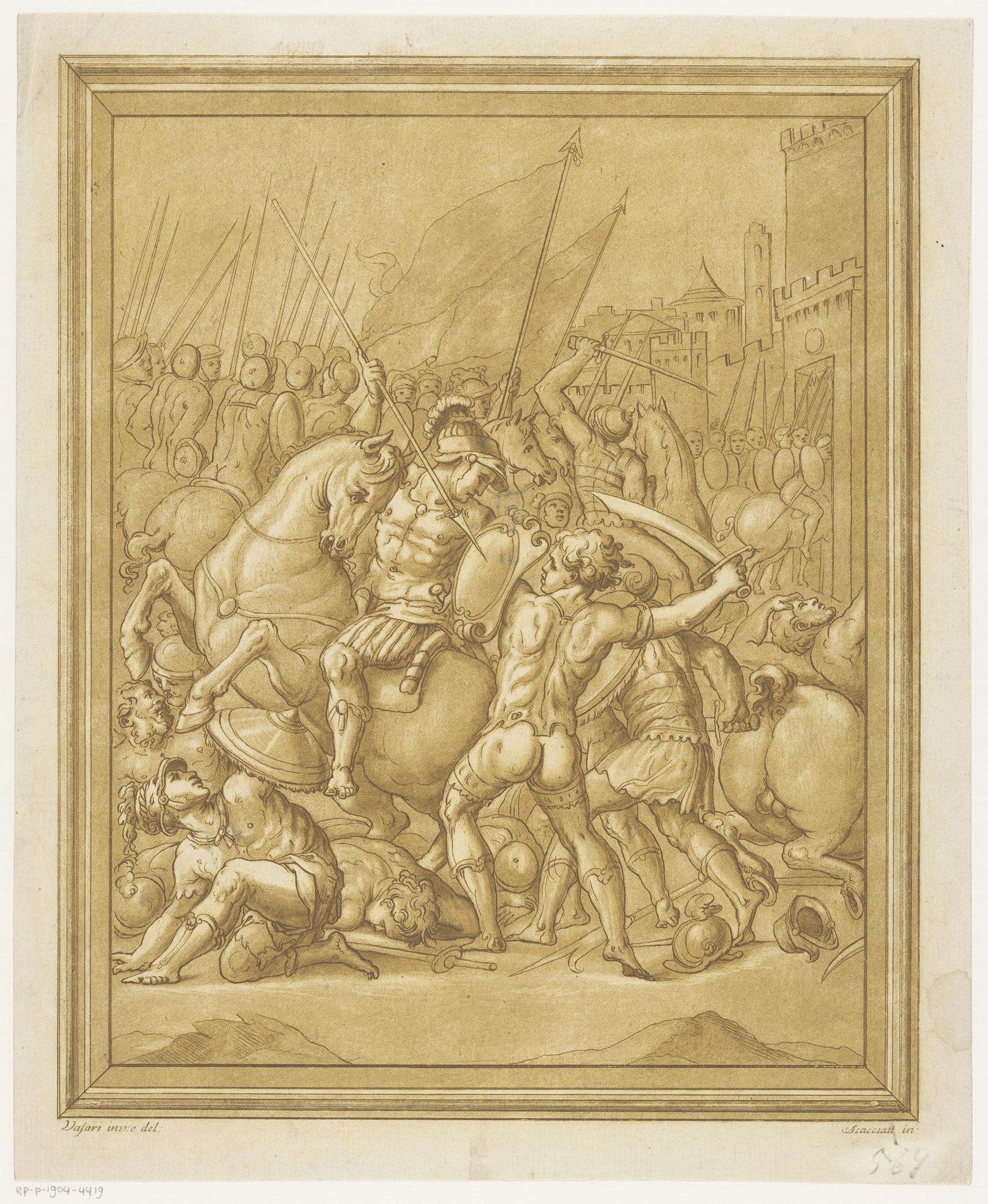 Belegering van een stad by Andrea Scacciati