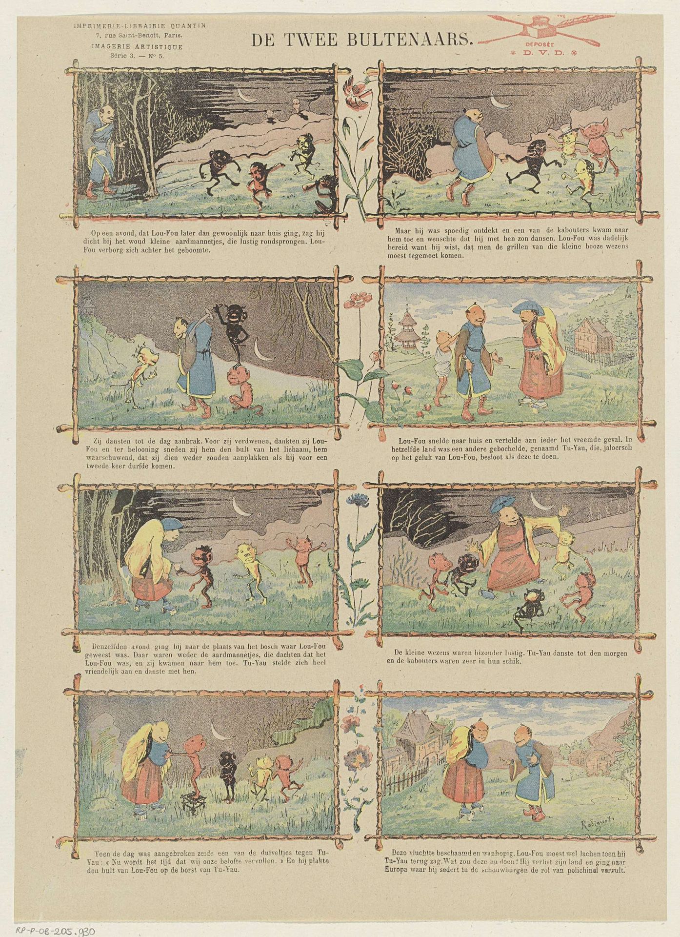 De twee bultenaars by Maurice Radiguet