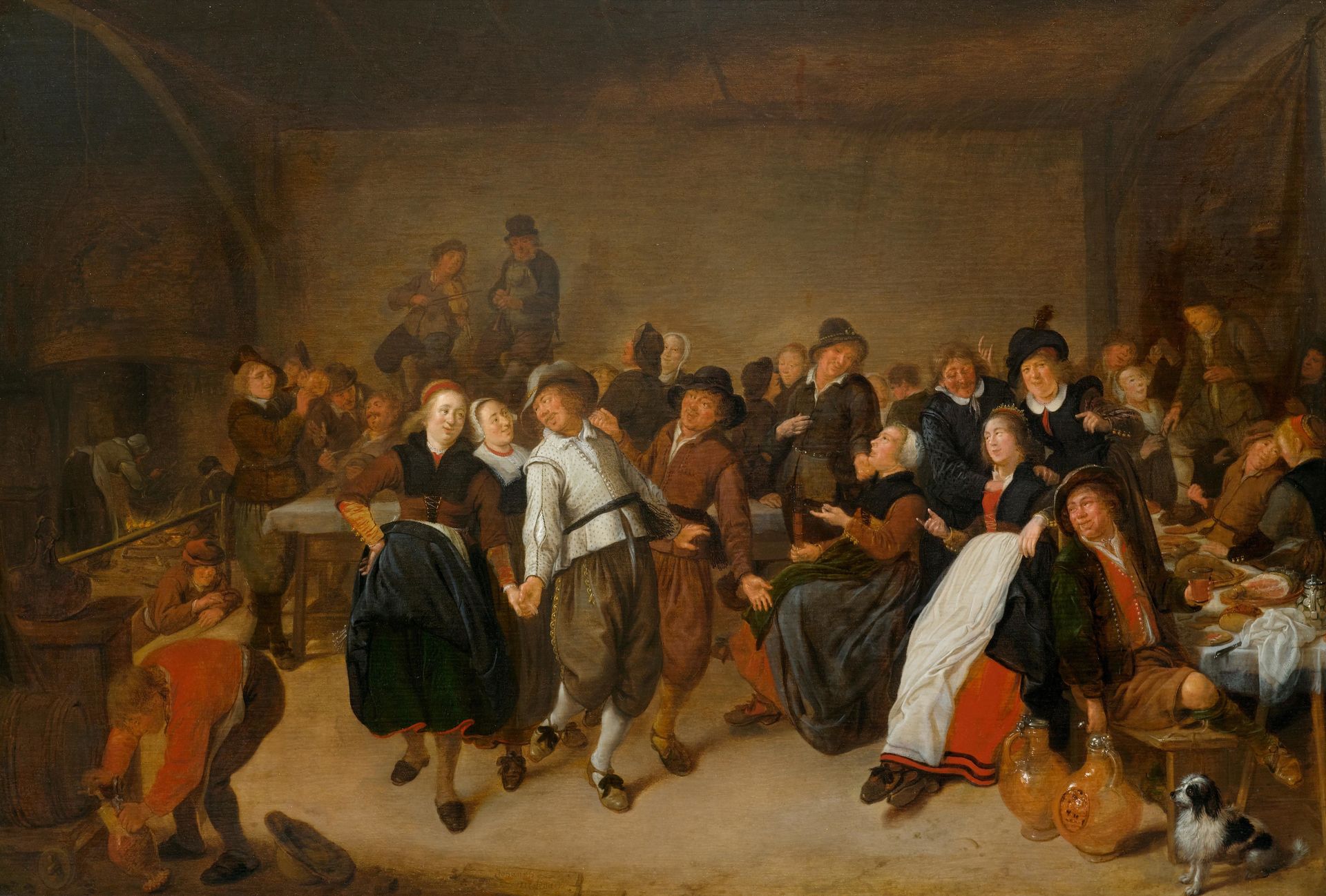 Bauernhochzeit by Jan Miense Molenaer
