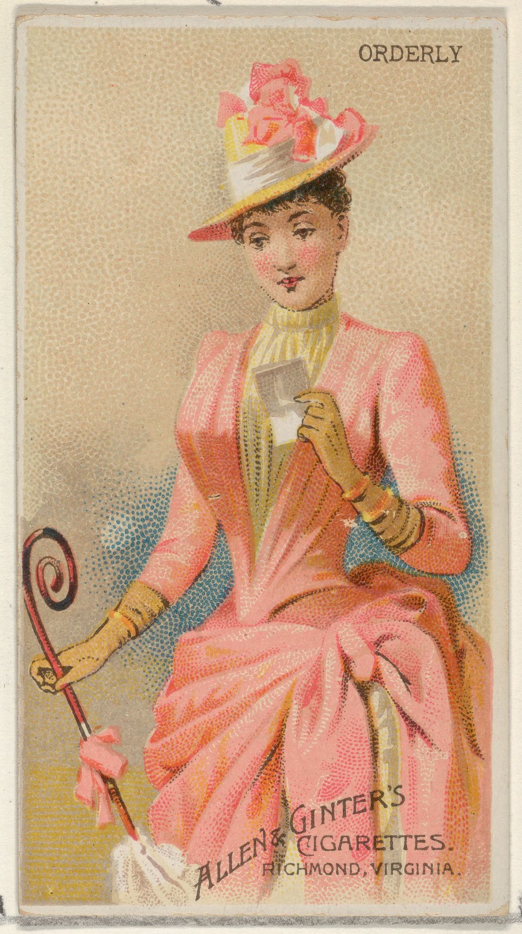Orderly, from the Parasol Drills series (N18) for Allen & Ginter Cigarettes Brands by Allen & Ginter