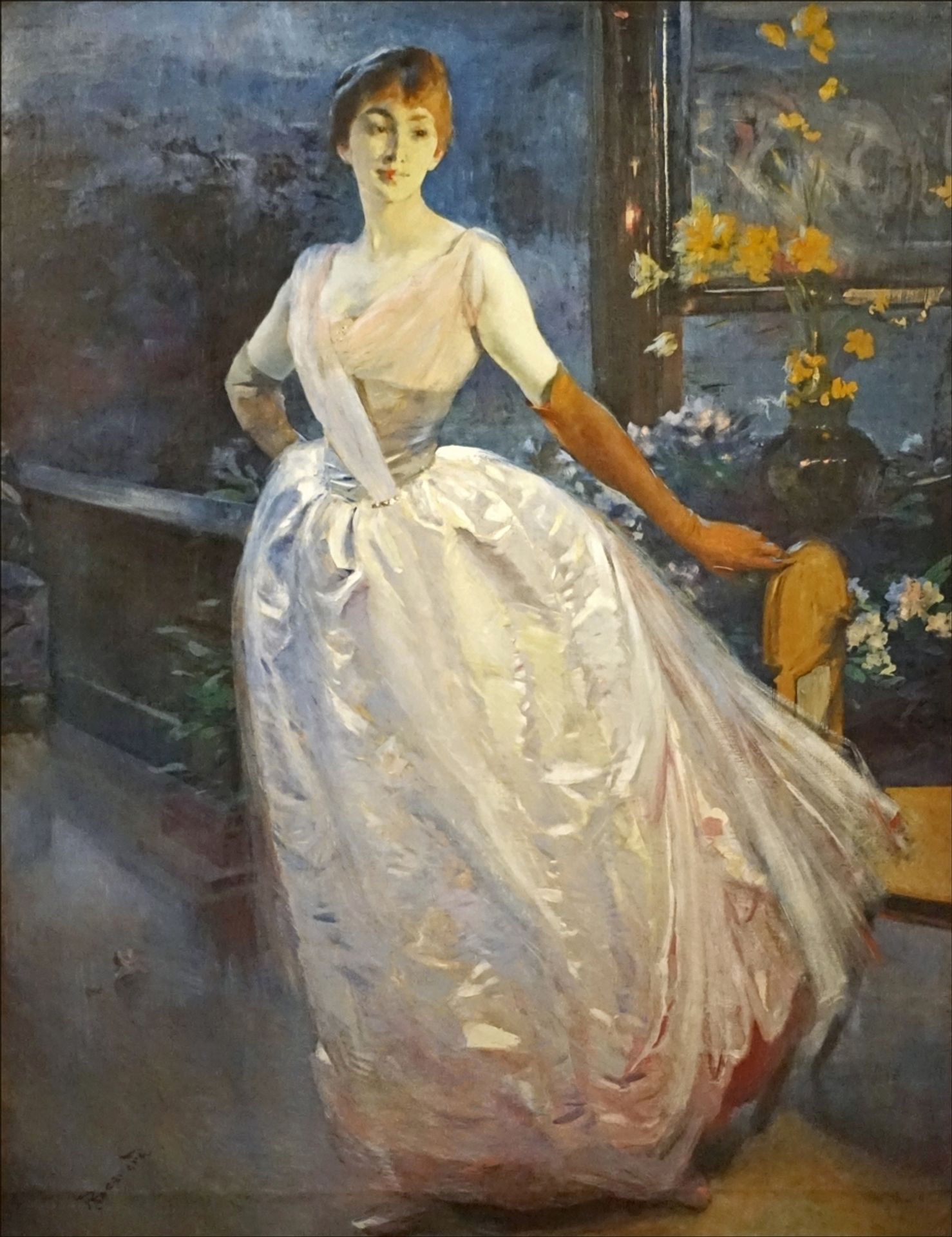 Portrait de Madame Roger Jourdain by Paul-Albert Besnard