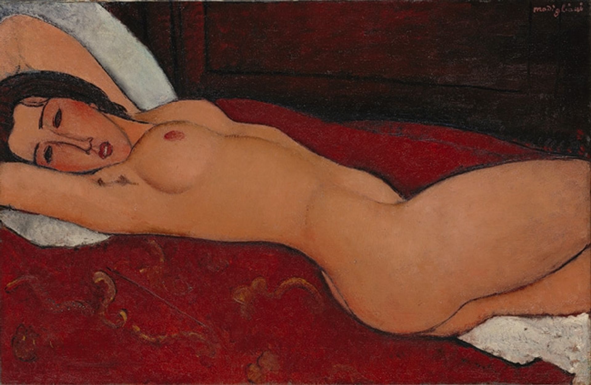 Reclining nude by Amedeo Modigliani