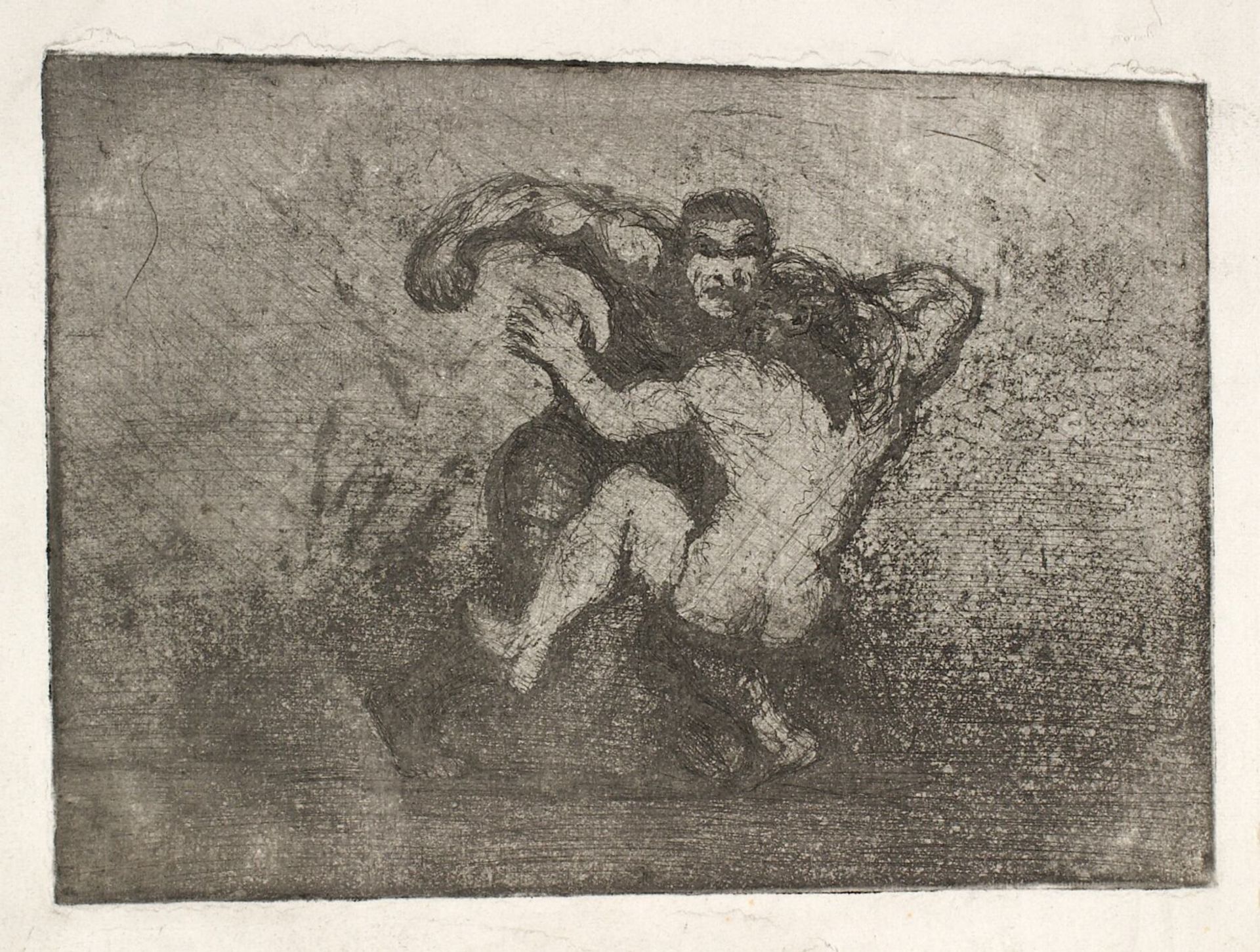 To mænd, der slås by Oluf Hartmann