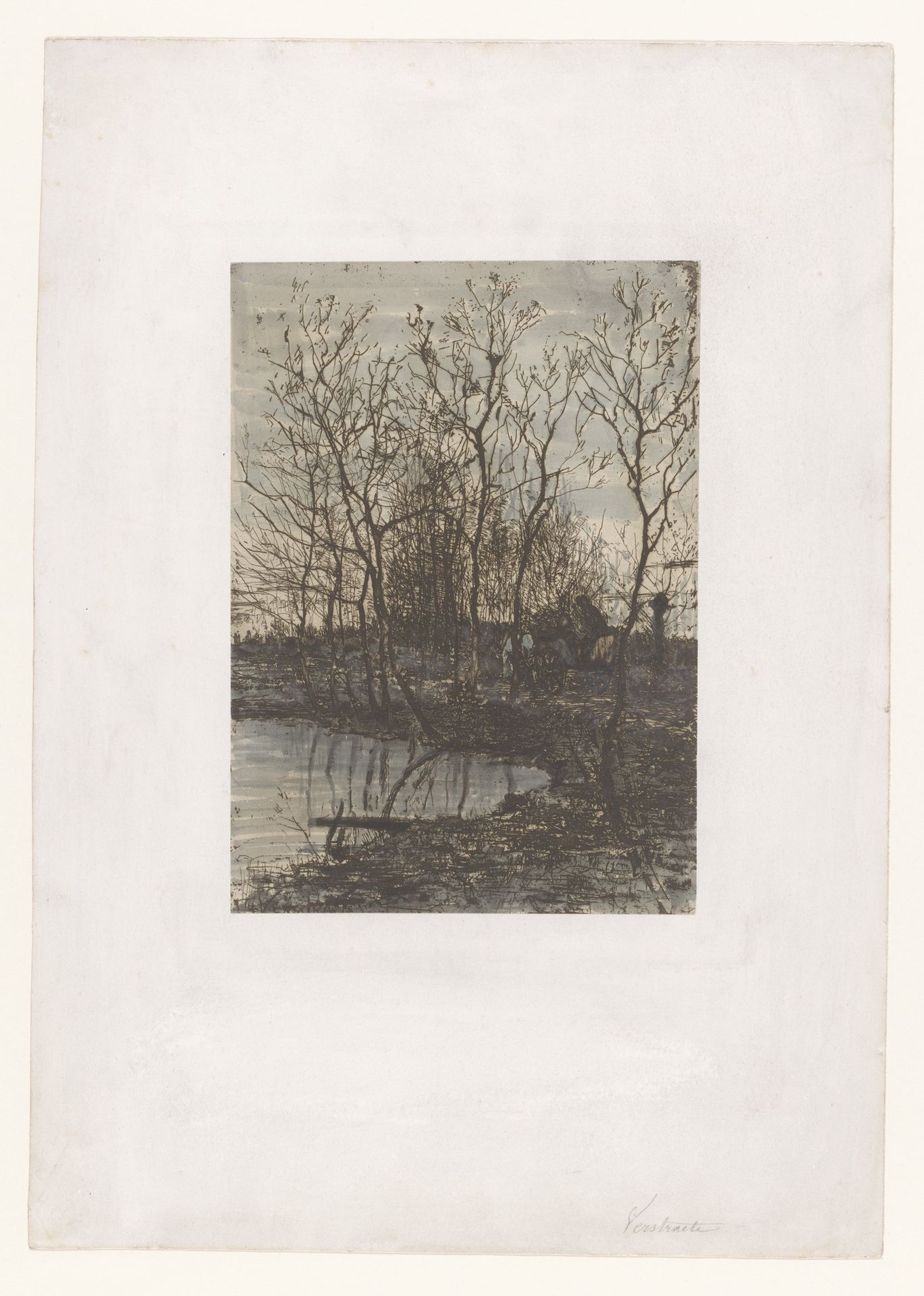 Landscape at Night by Theodoor Verstraete