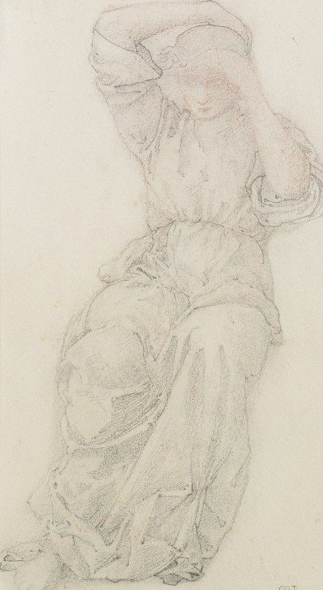 Classical Figure by Edward Burne-Jones