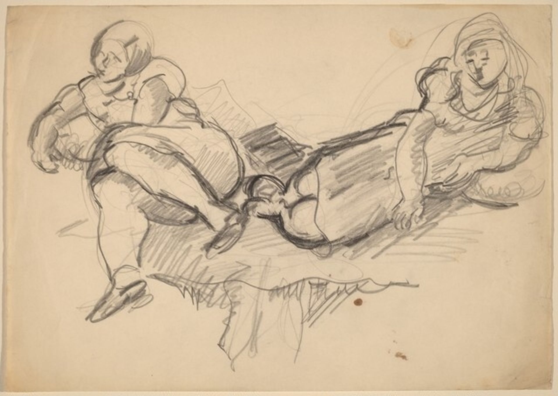 Two Women Reclining by Mark Rothko