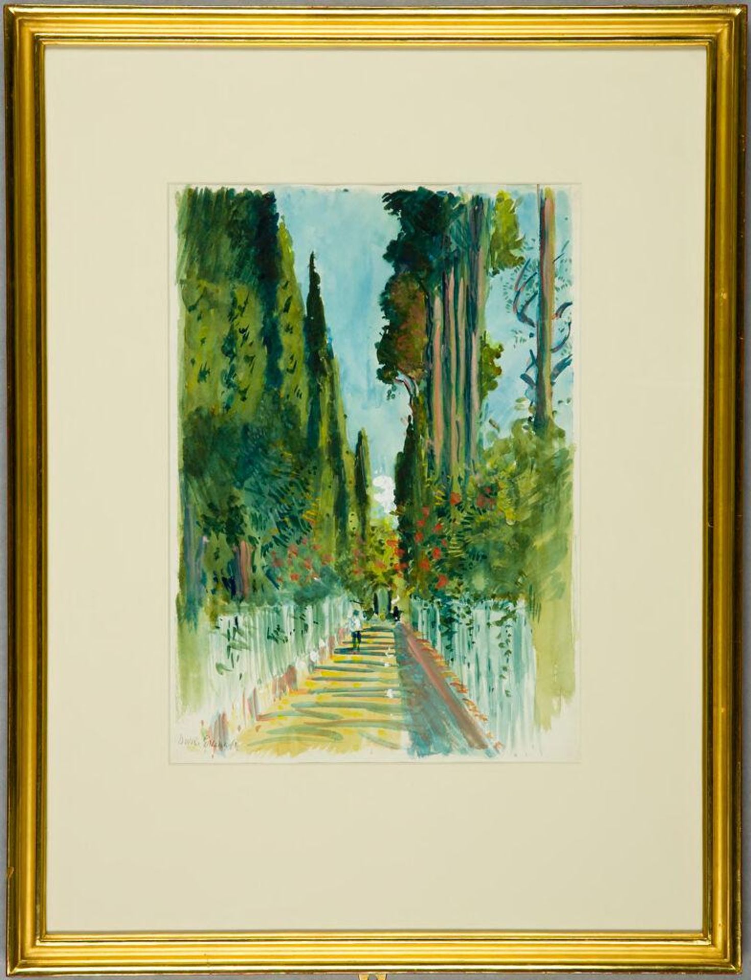 Garden, Granada, Spain by Denman Waldo Ross